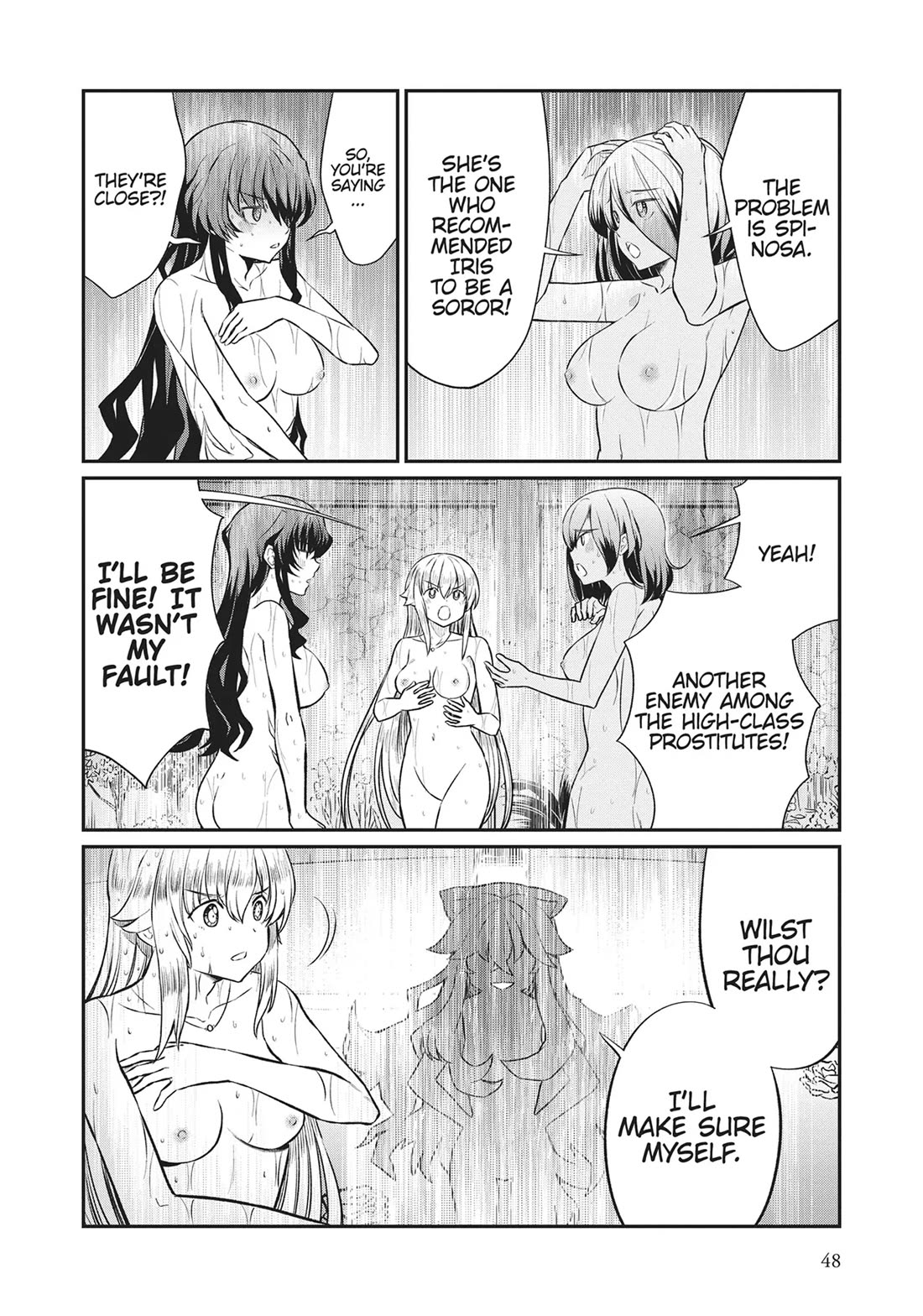 Becoming Princess Knight and Working at Yuri Brothel Chapter 17 - Page 6