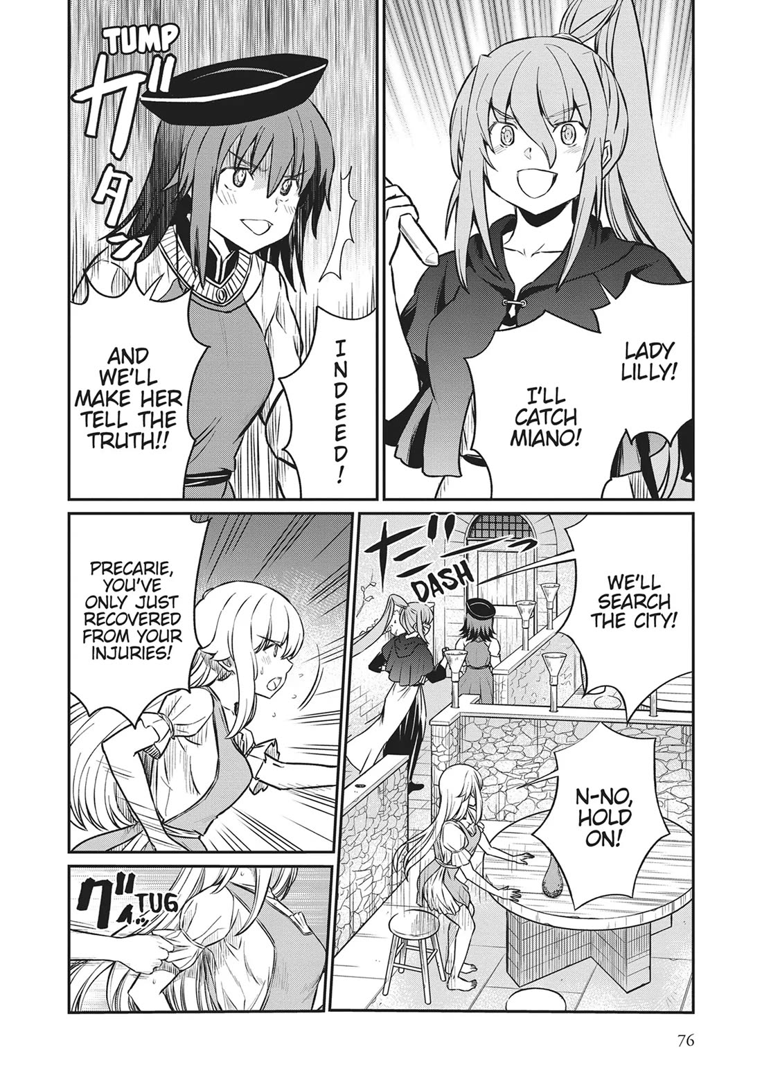 Becoming Princess Knight and Working at Yuri Brothel Chapter 18 - Page 14