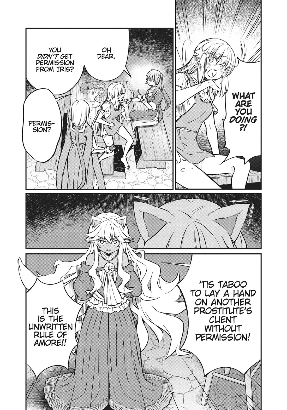 Becoming Princess Knight and Working at Yuri Brothel Chapter 18 - Page 5