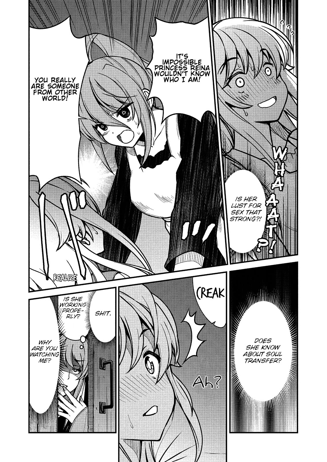 Becoming Princess Knight and Working at Yuri Brothel Chapter 2 - Page 13