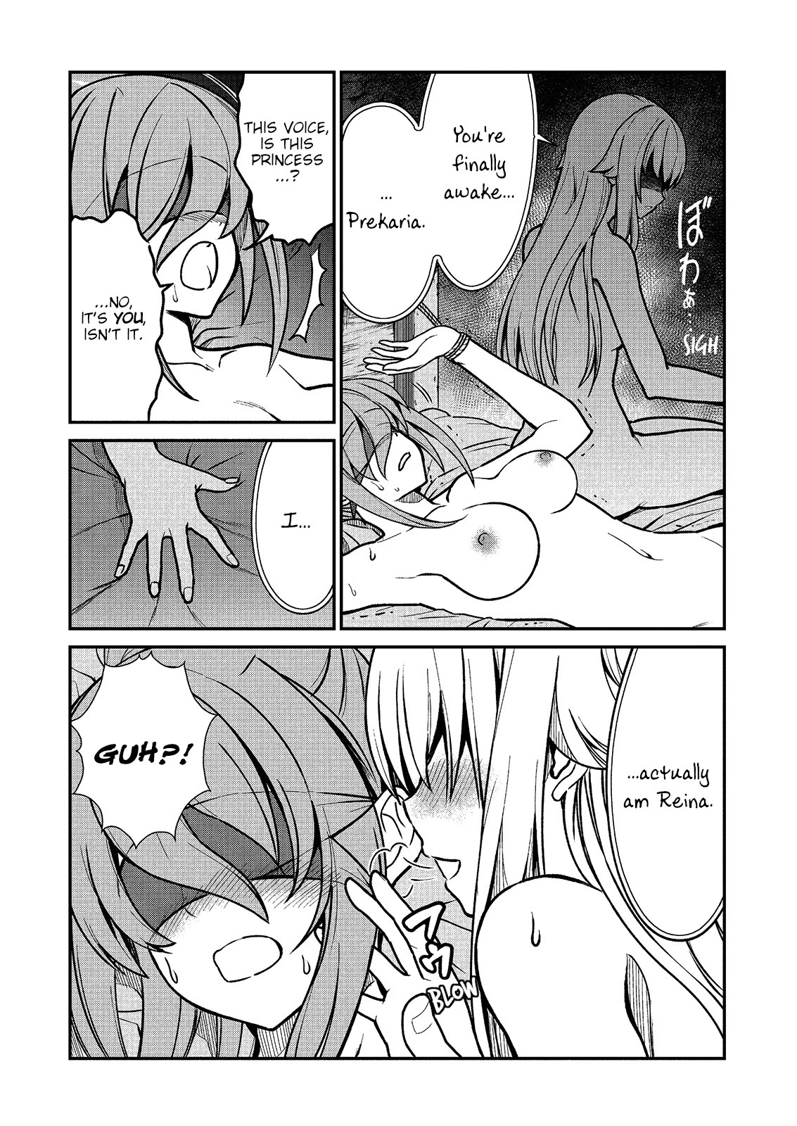 Becoming Princess Knight and Working at Yuri Brothel Chapter 2 - Page 16