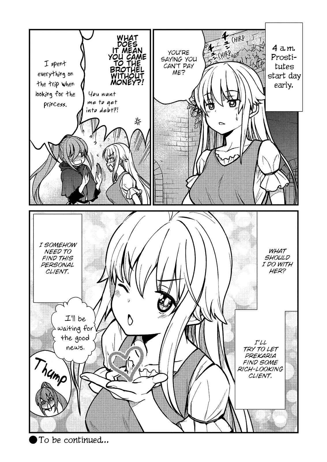 Becoming Princess Knight and Working at Yuri Brothel Chapter 2 - Page 24