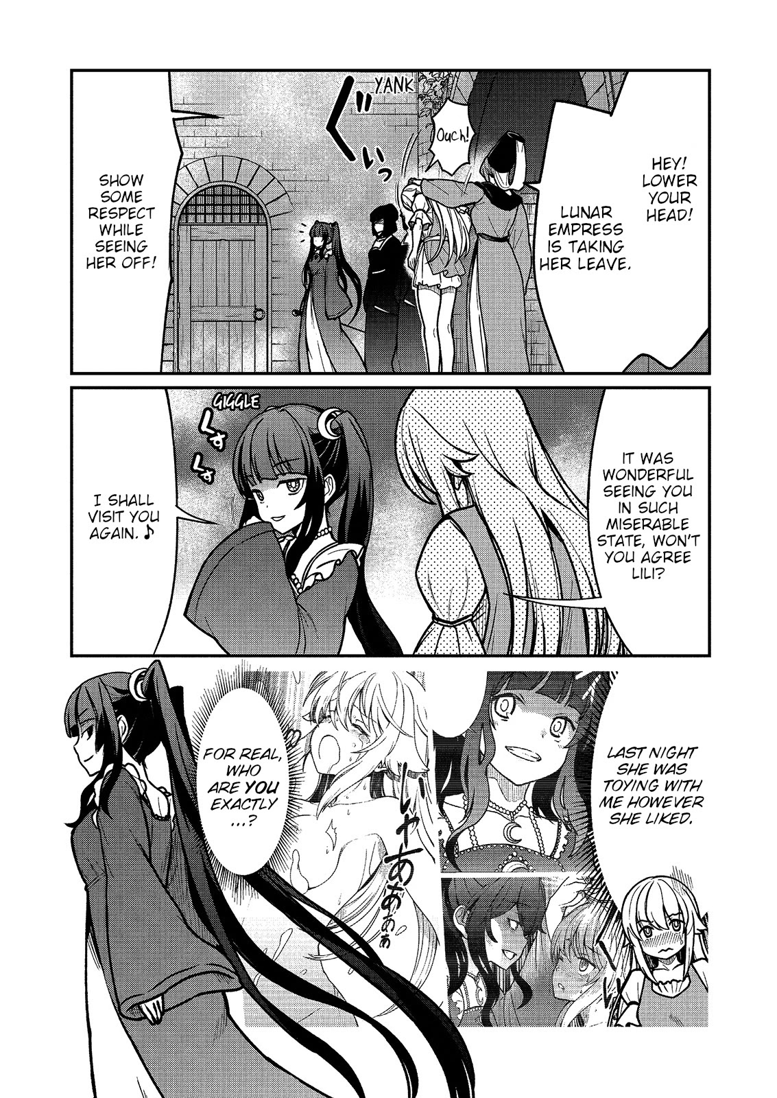 Becoming Princess Knight and Working at Yuri Brothel Chapter 2 - Page 5