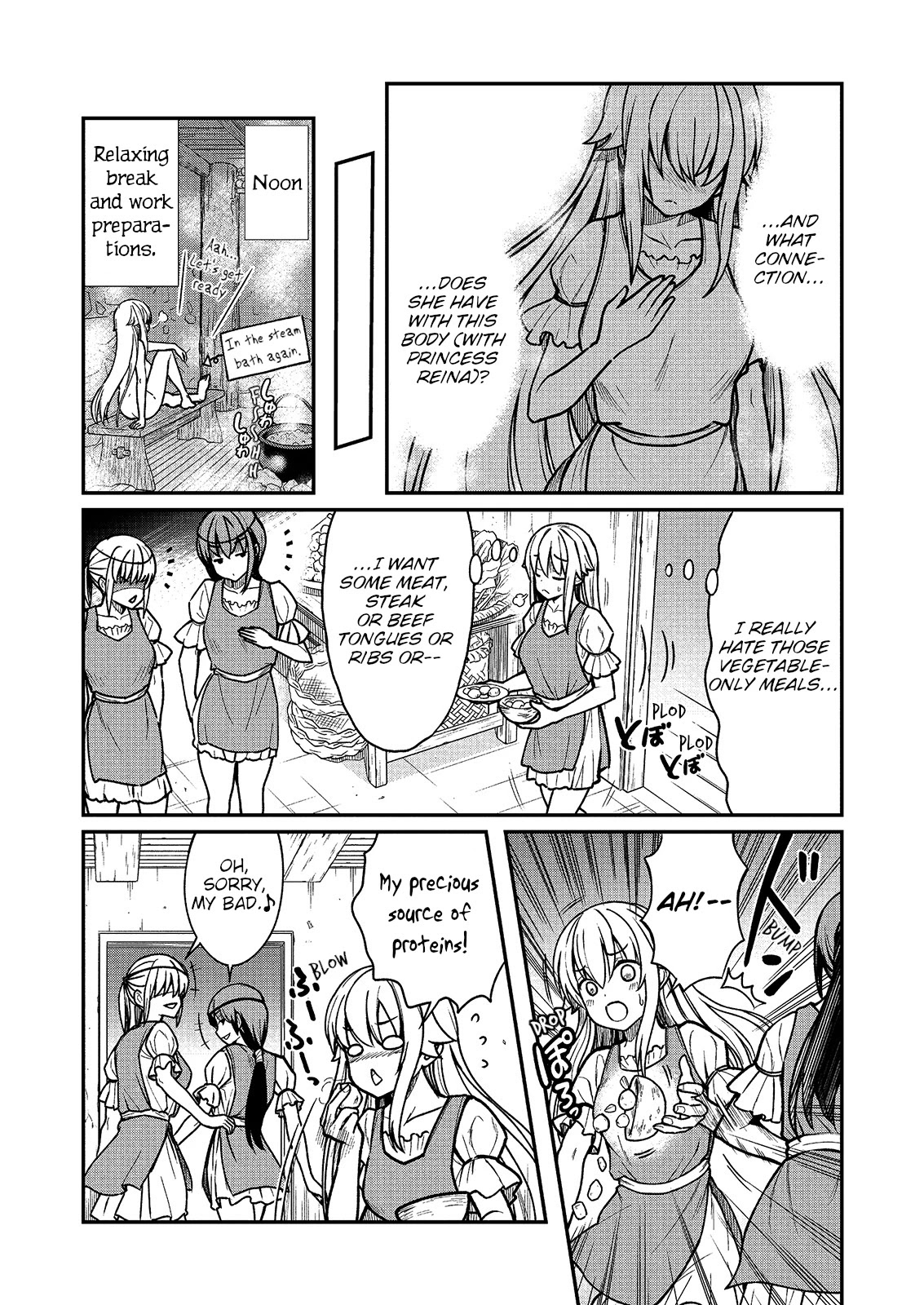 Becoming Princess Knight and Working at Yuri Brothel Chapter 2 - Page 6
