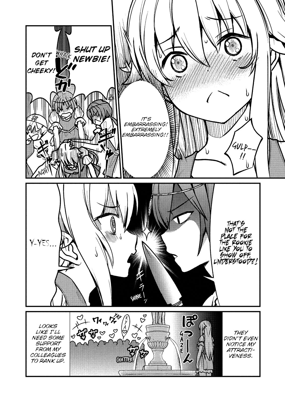 Becoming Princess Knight and Working at Yuri Brothel Chapter 2 - Page 10