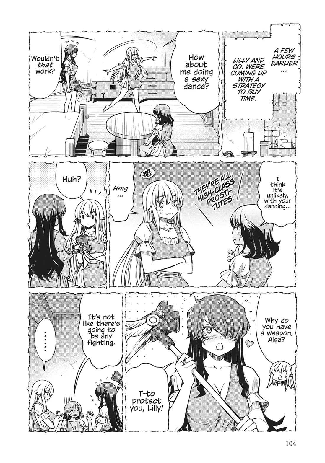 Becoming Princess Knight and Working at Yuri Brothel Chapter 20 - Page 2
