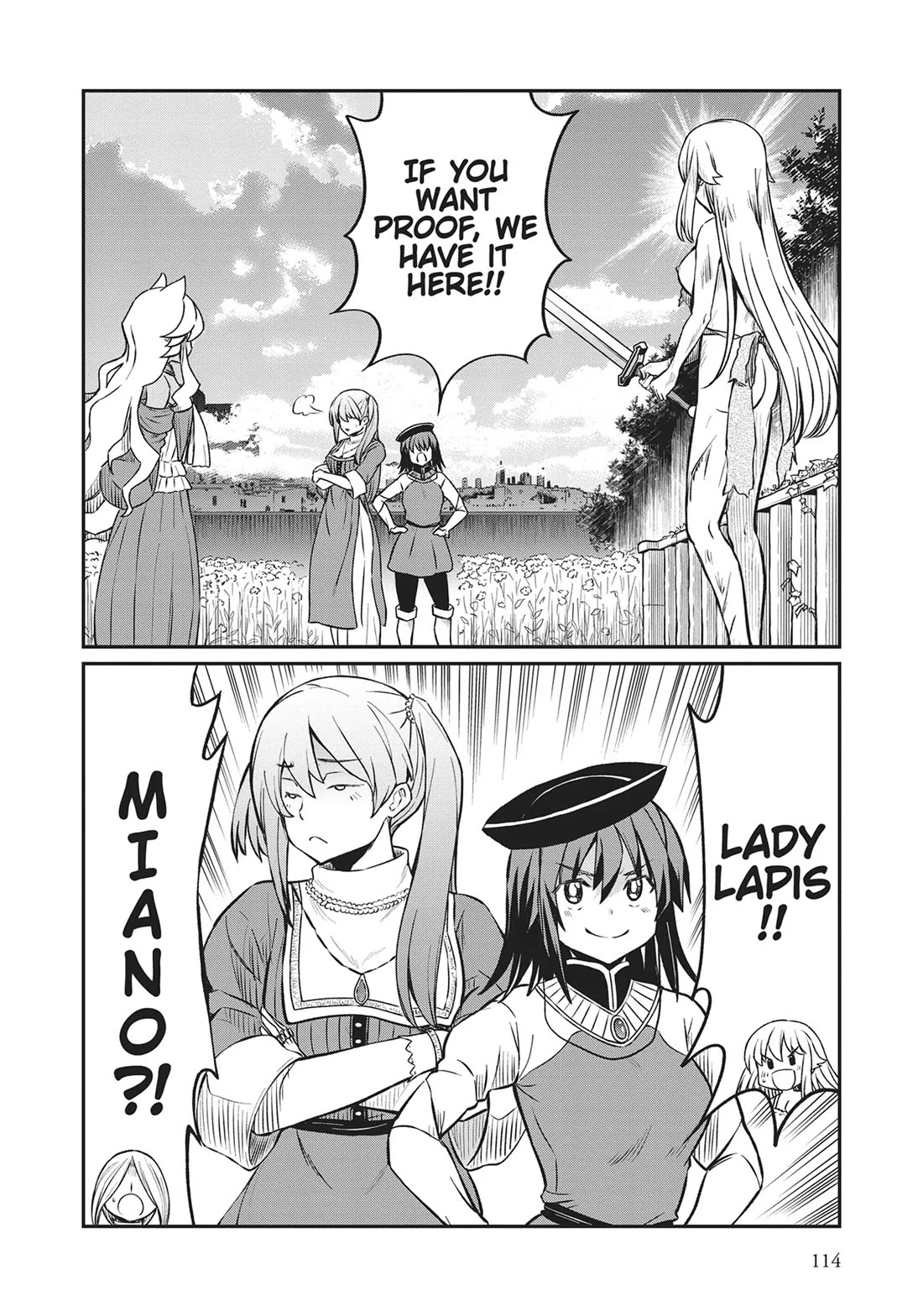 Becoming Princess Knight and Working at Yuri Brothel Chapter 20 - Page 12