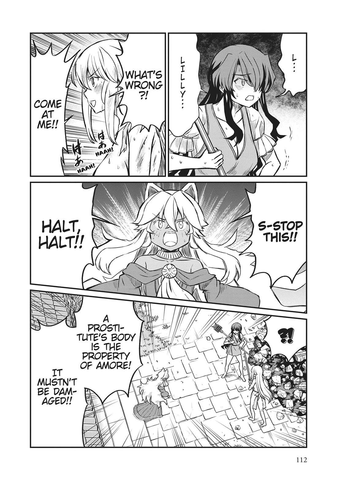 Becoming Princess Knight and Working at Yuri Brothel Chapter 20 - Page 10