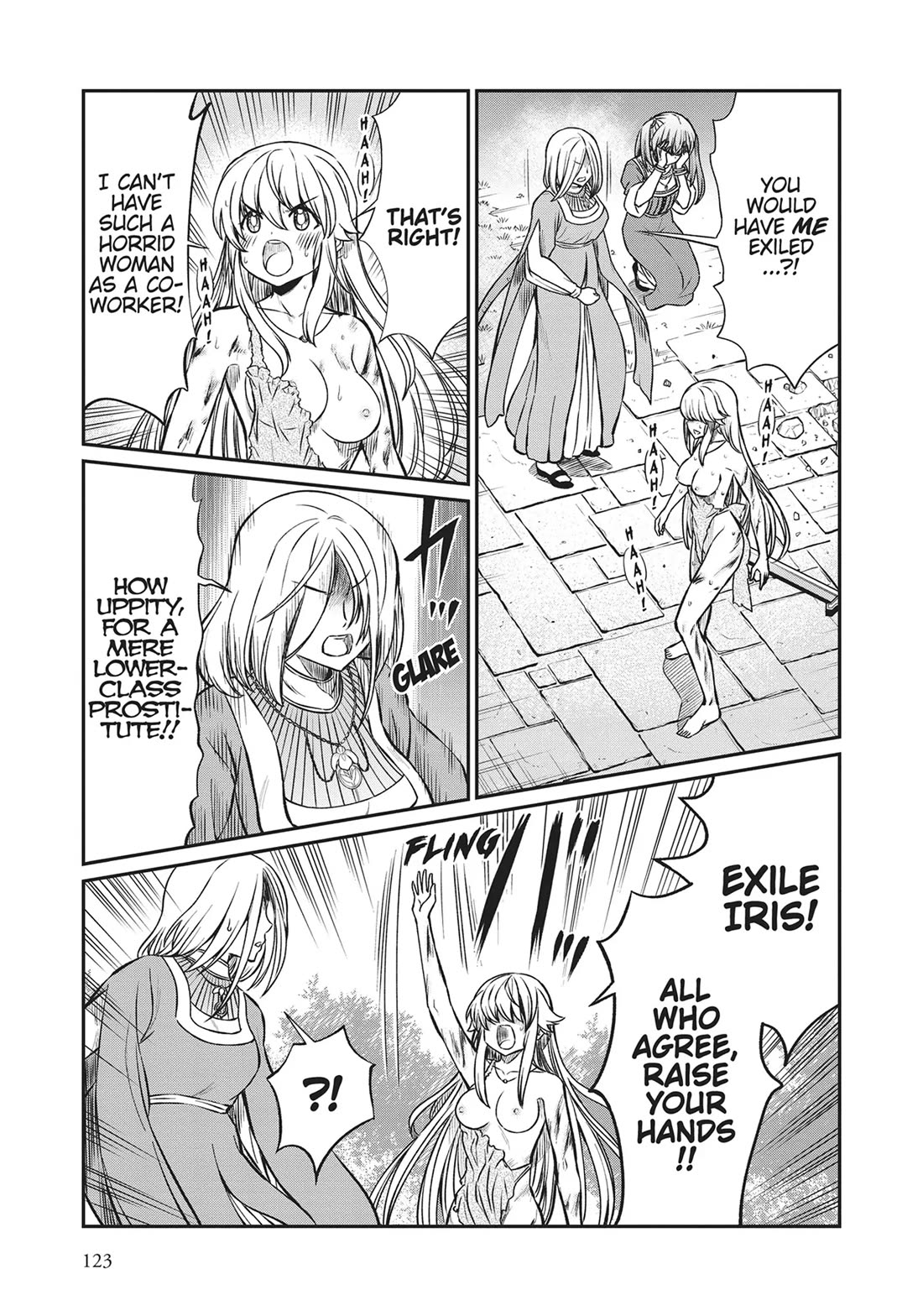 Becoming Princess Knight and Working at Yuri Brothel Chapter 21 - Page 1