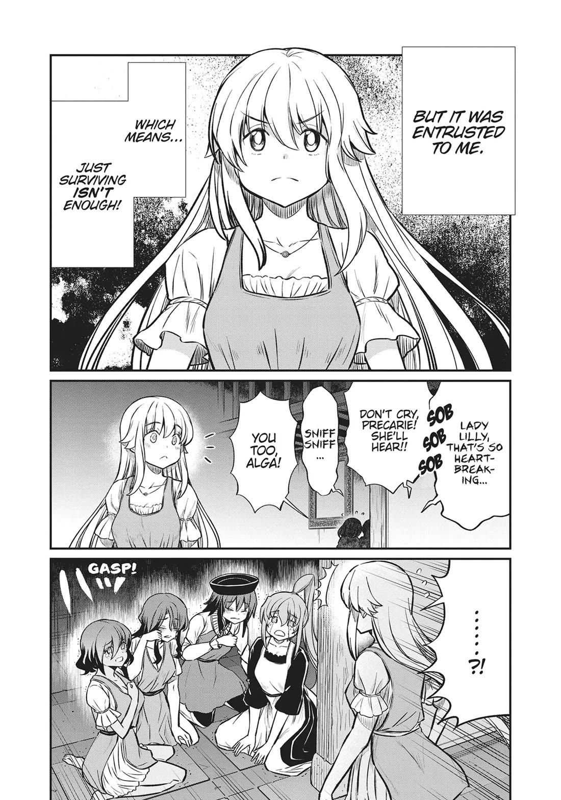 Becoming Princess Knight and Working at Yuri Brothel Chapter 22 - Page 10