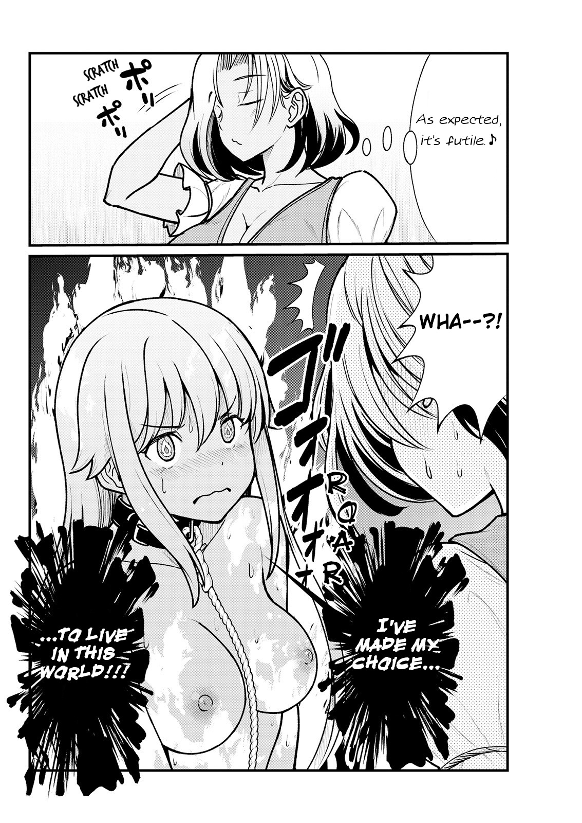 Becoming Princess Knight and Working at Yuri Brothel Chapter 3 - Page 15