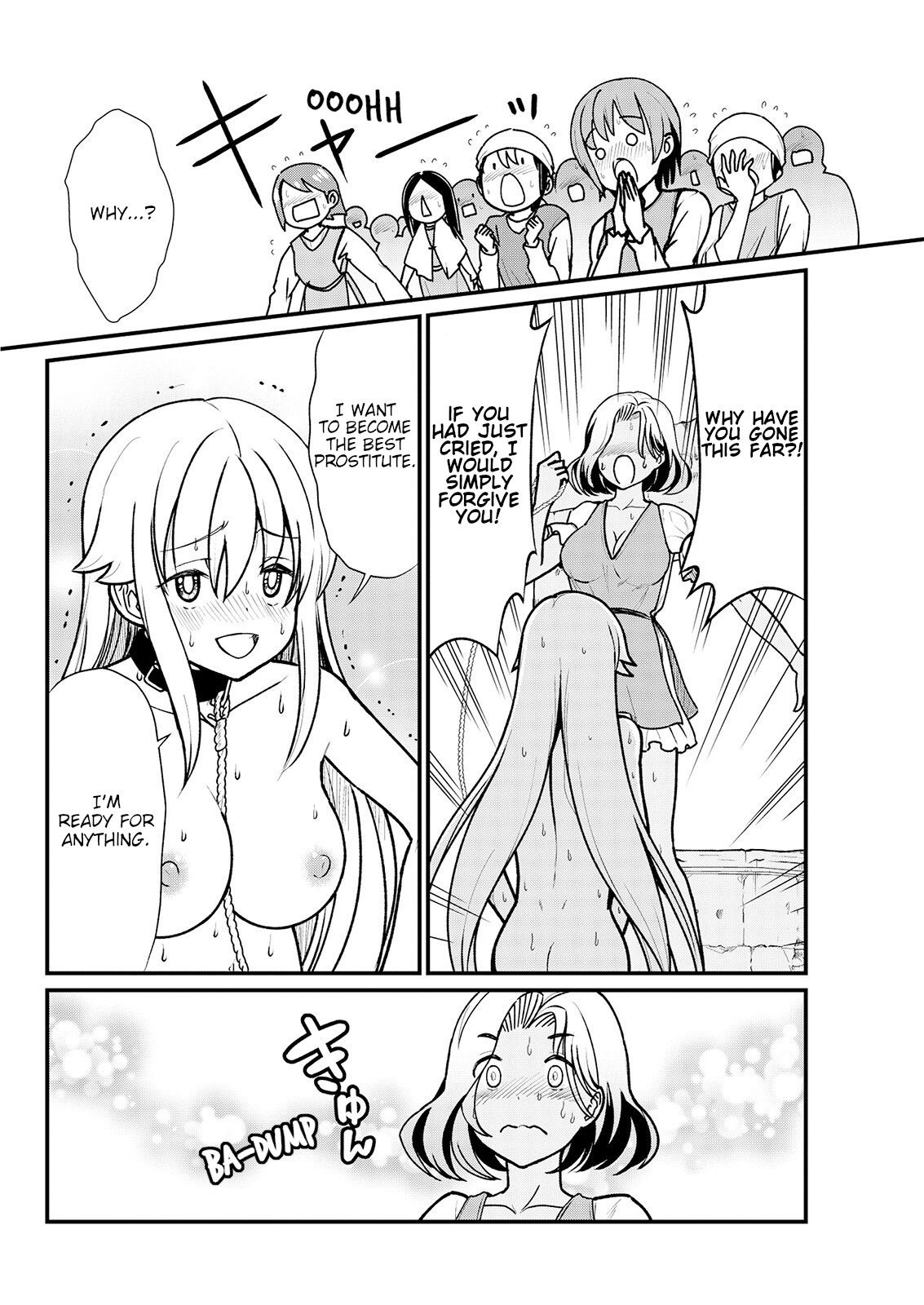 Becoming Princess Knight and Working at Yuri Brothel Chapter 3 - Page 17