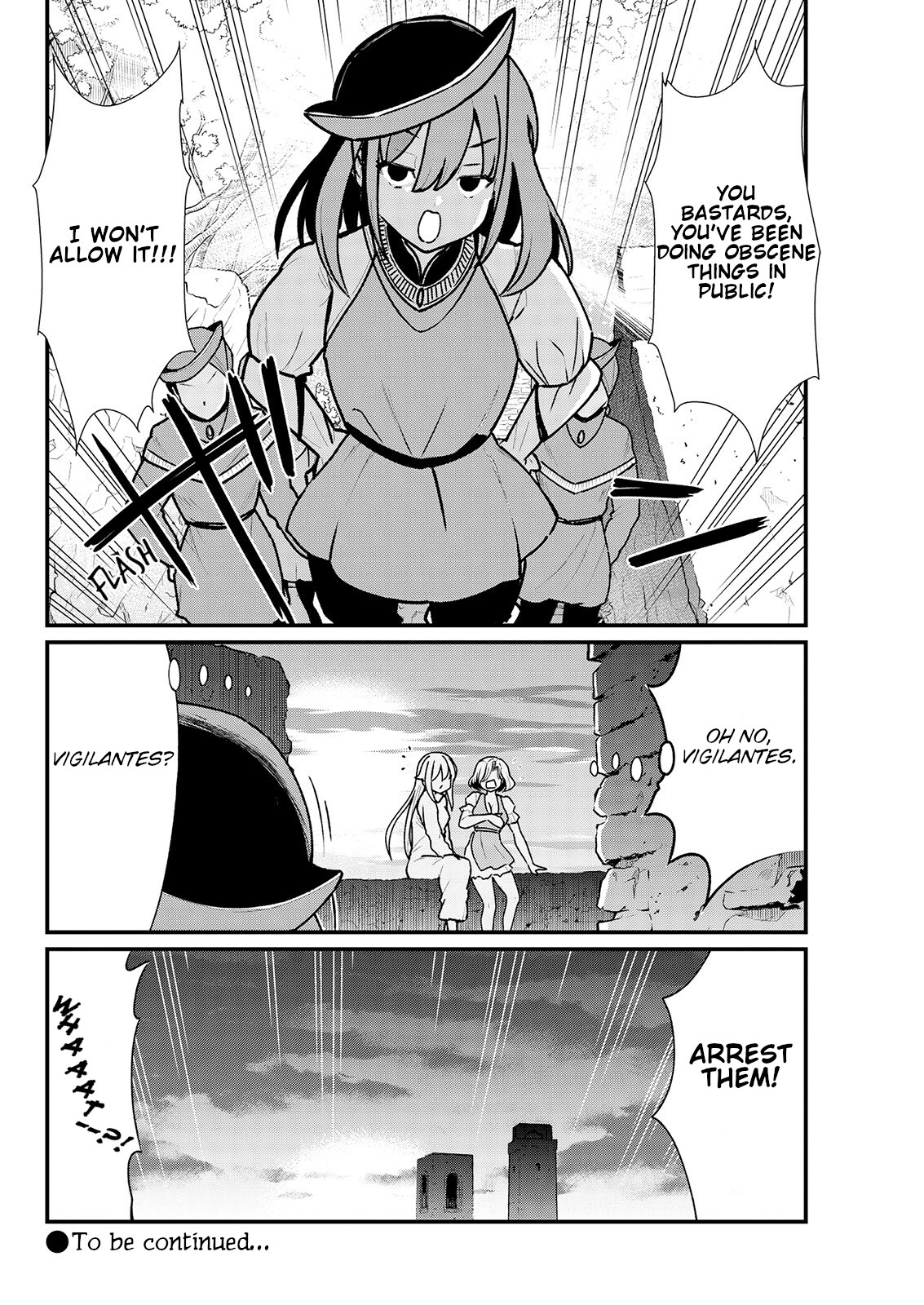Becoming Princess Knight and Working at Yuri Brothel Chapter 3 - Page 21
