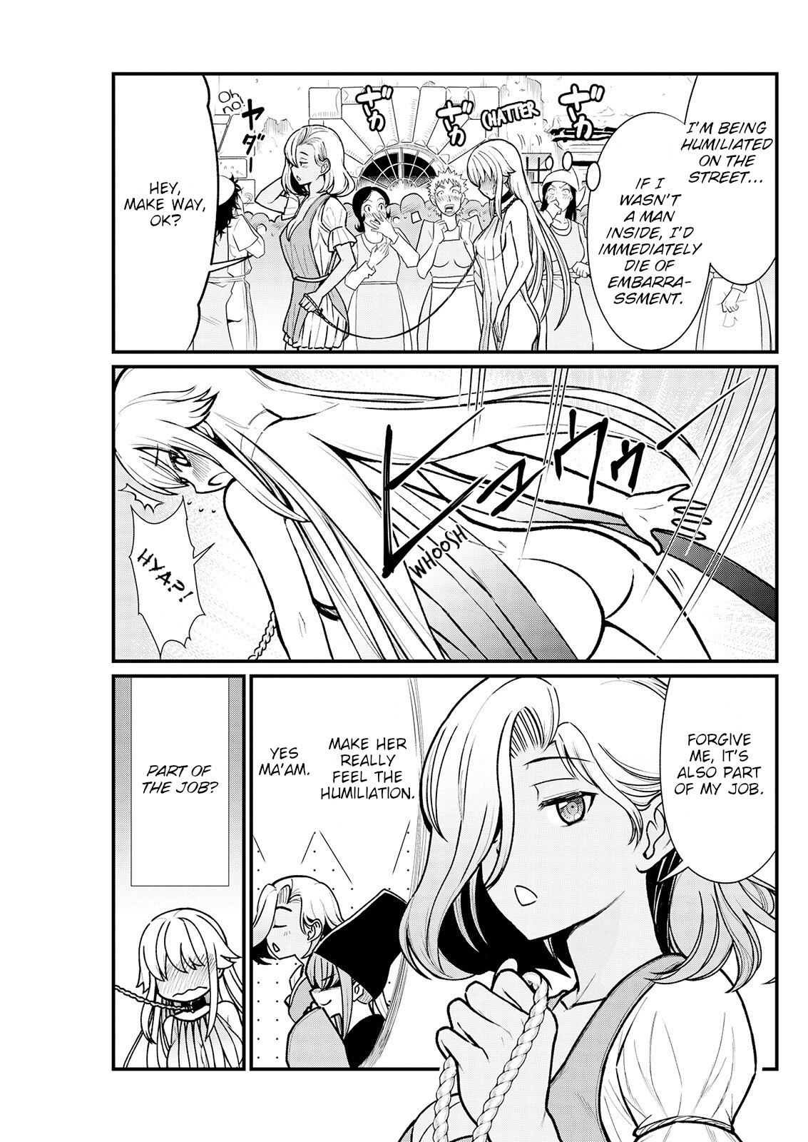 Becoming Princess Knight and Working at Yuri Brothel Chapter 3 - Page 6