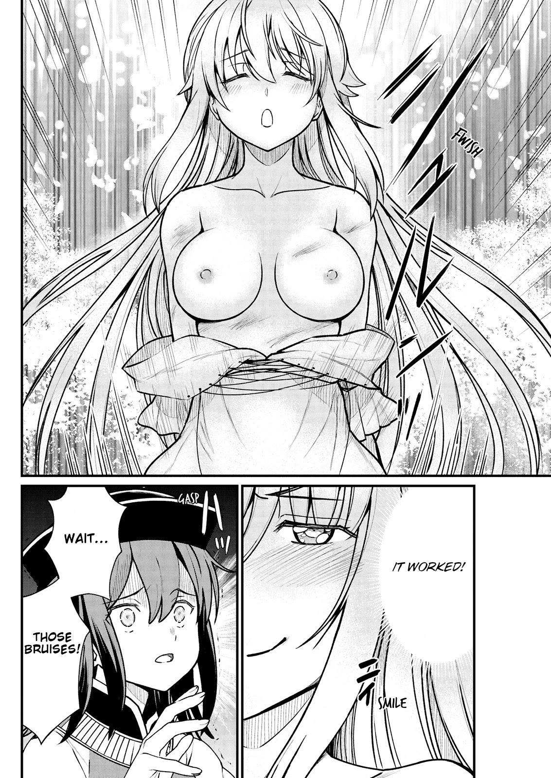 Becoming Princess Knight and Working at Yuri Brothel Chapter 5 - Page 20