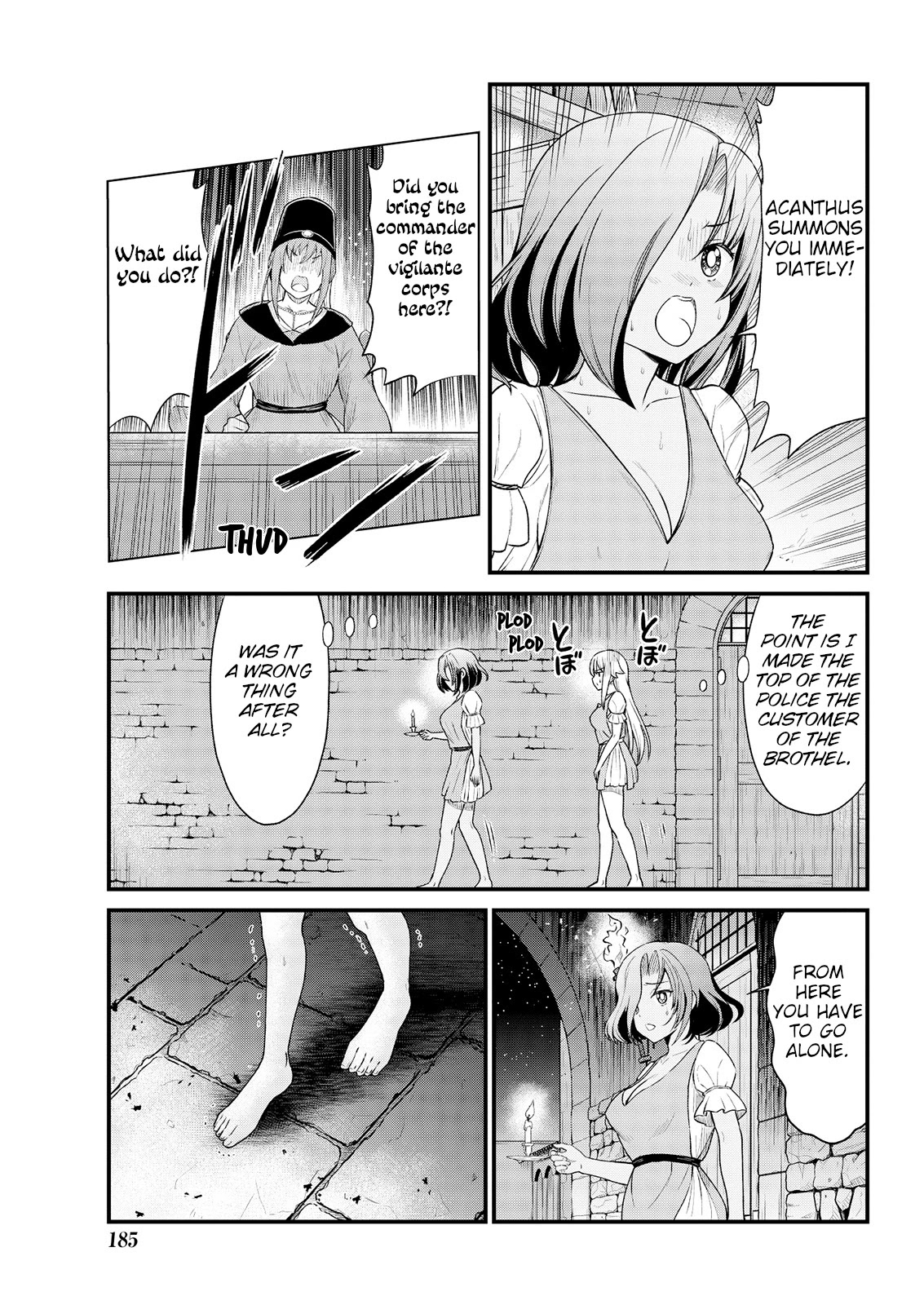 Becoming Princess Knight and Working at Yuri Brothel Chapter 6 - Page 21
