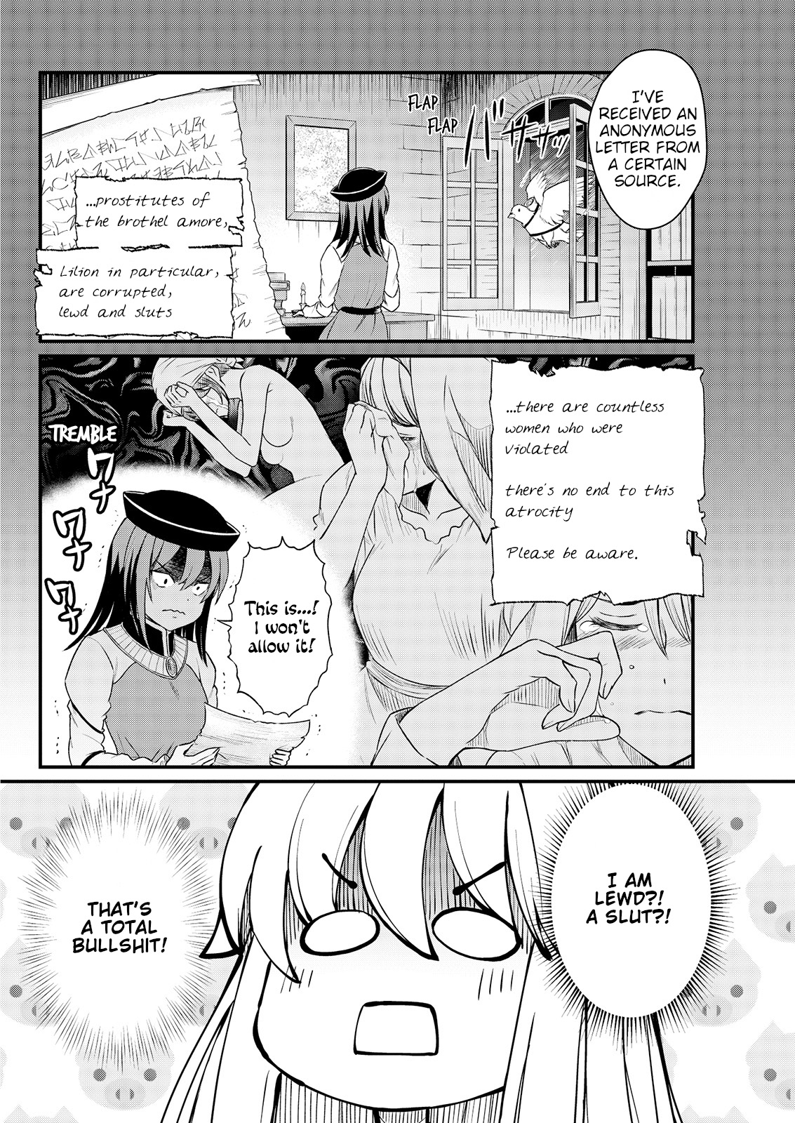 Becoming Princess Knight and Working at Yuri Brothel Chapter 6 - Page 4