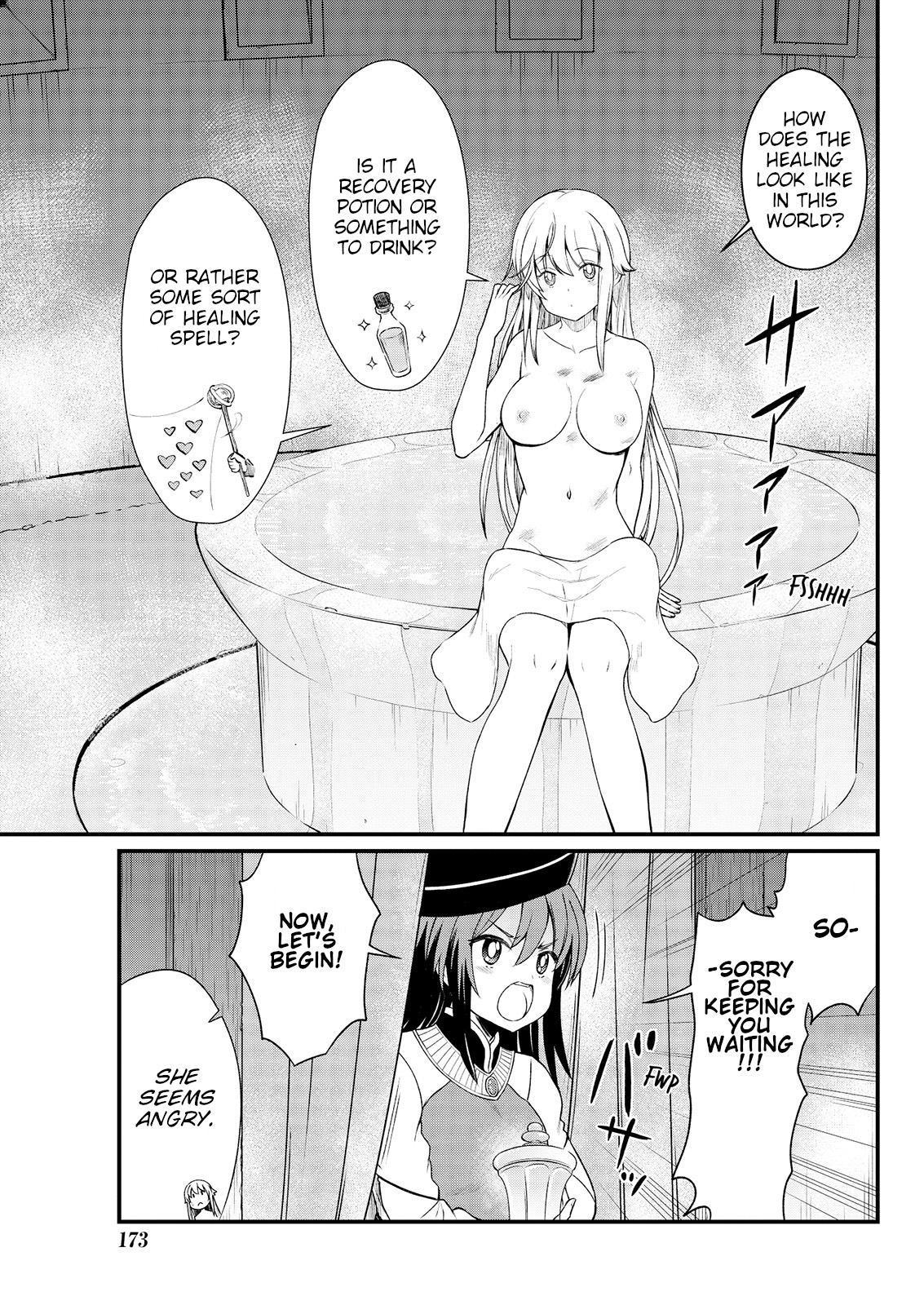 Becoming Princess Knight and Working at Yuri Brothel Chapter 6 - Page 9