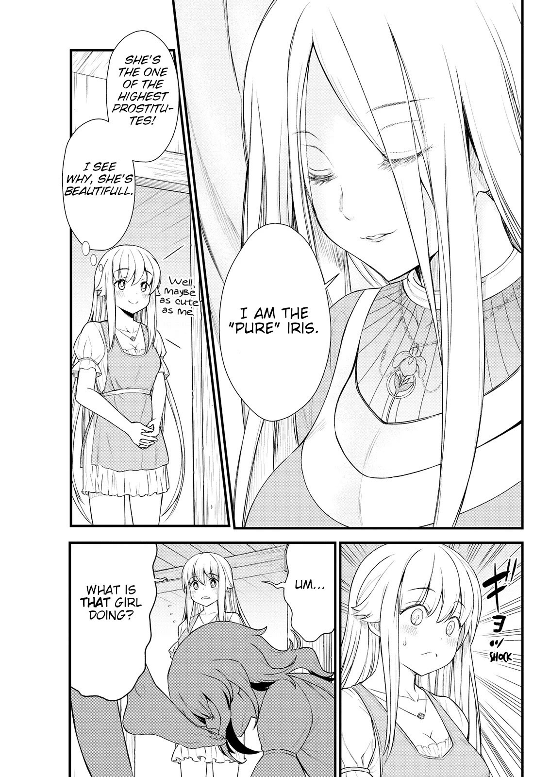 Becoming Princess Knight and Working at Yuri Brothel Chapter 7 - Page 23