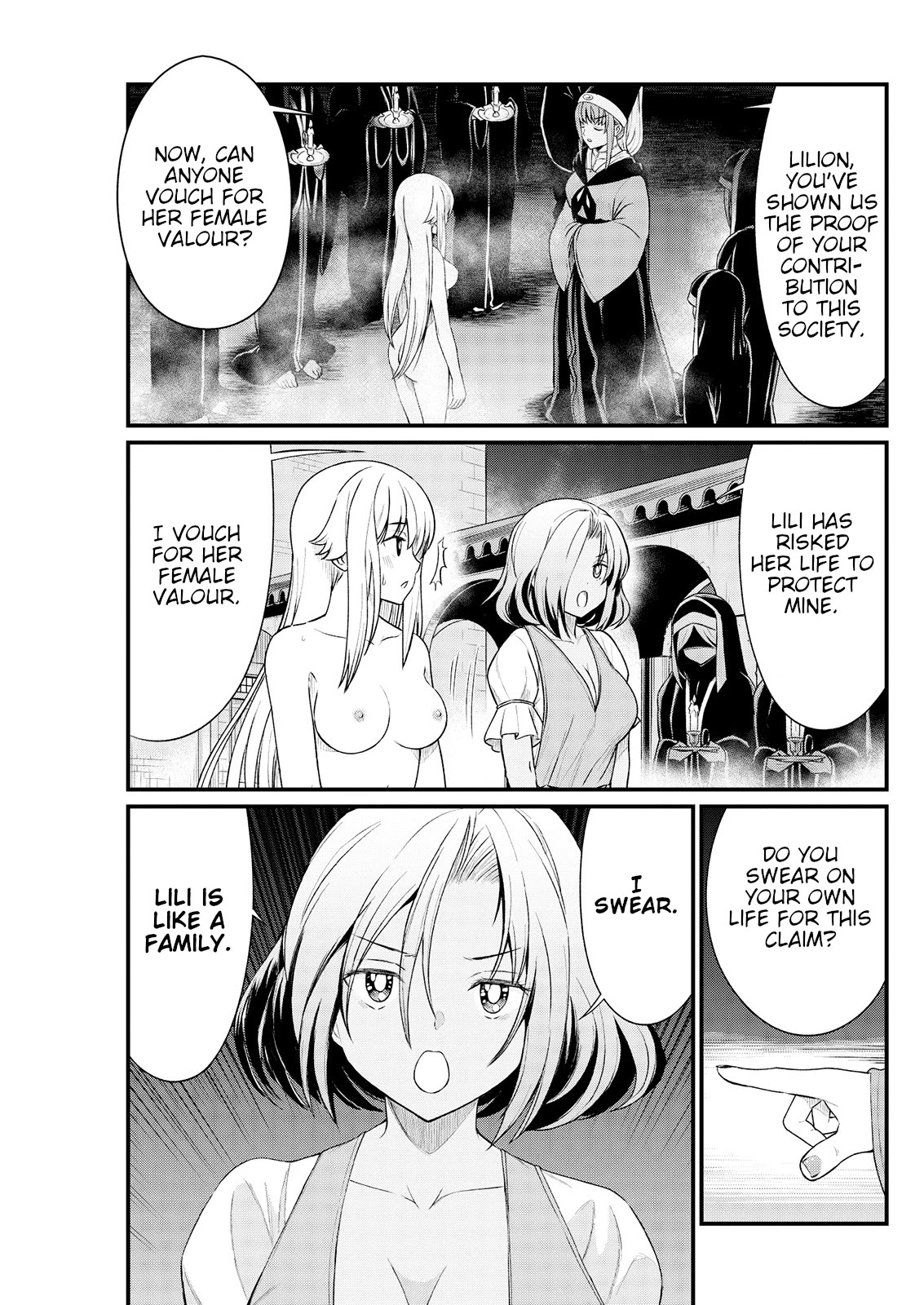 Becoming Princess Knight and Working at Yuri Brothel Chapter 7 - Page 7