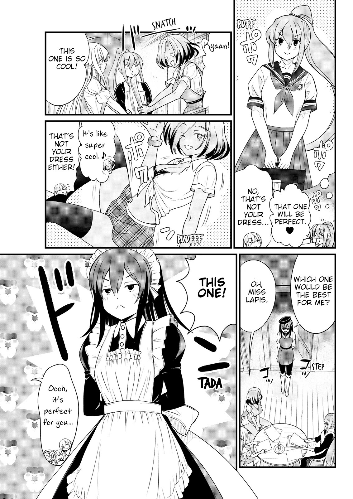 Becoming Princess Knight and Working at Yuri Brothel Chapter 8 - Page 11