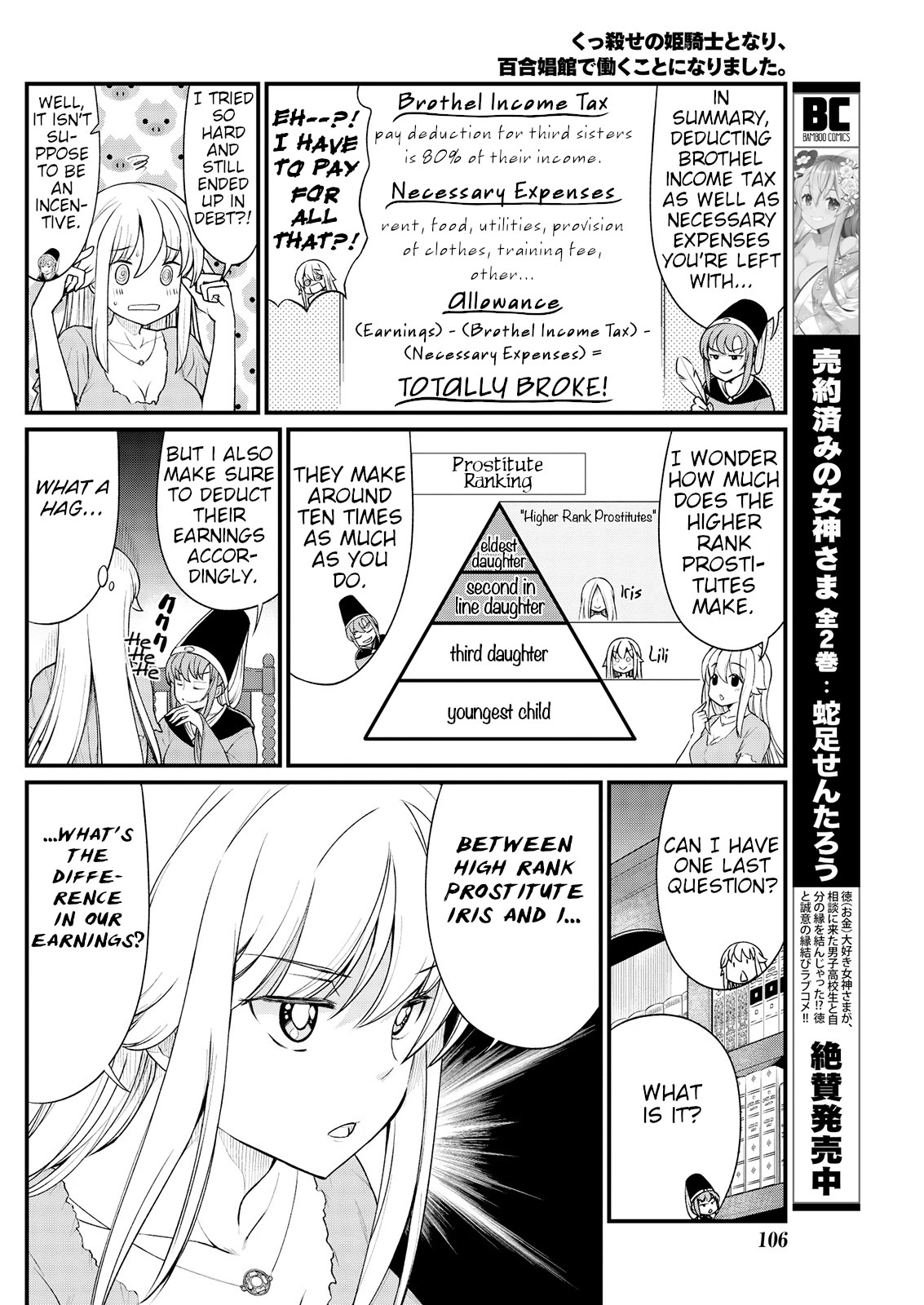 Becoming Princess Knight and Working at Yuri Brothel Chapter 9 - Page 18