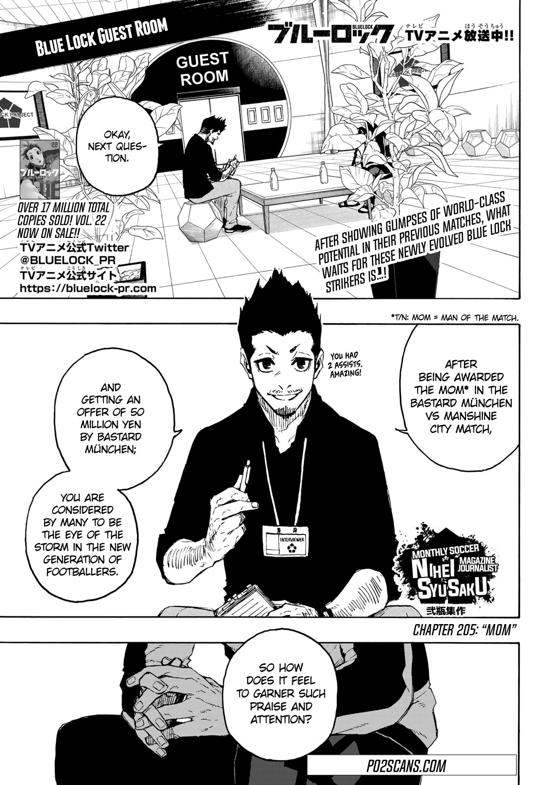 Blue Lock Chapter 205 - Page 2