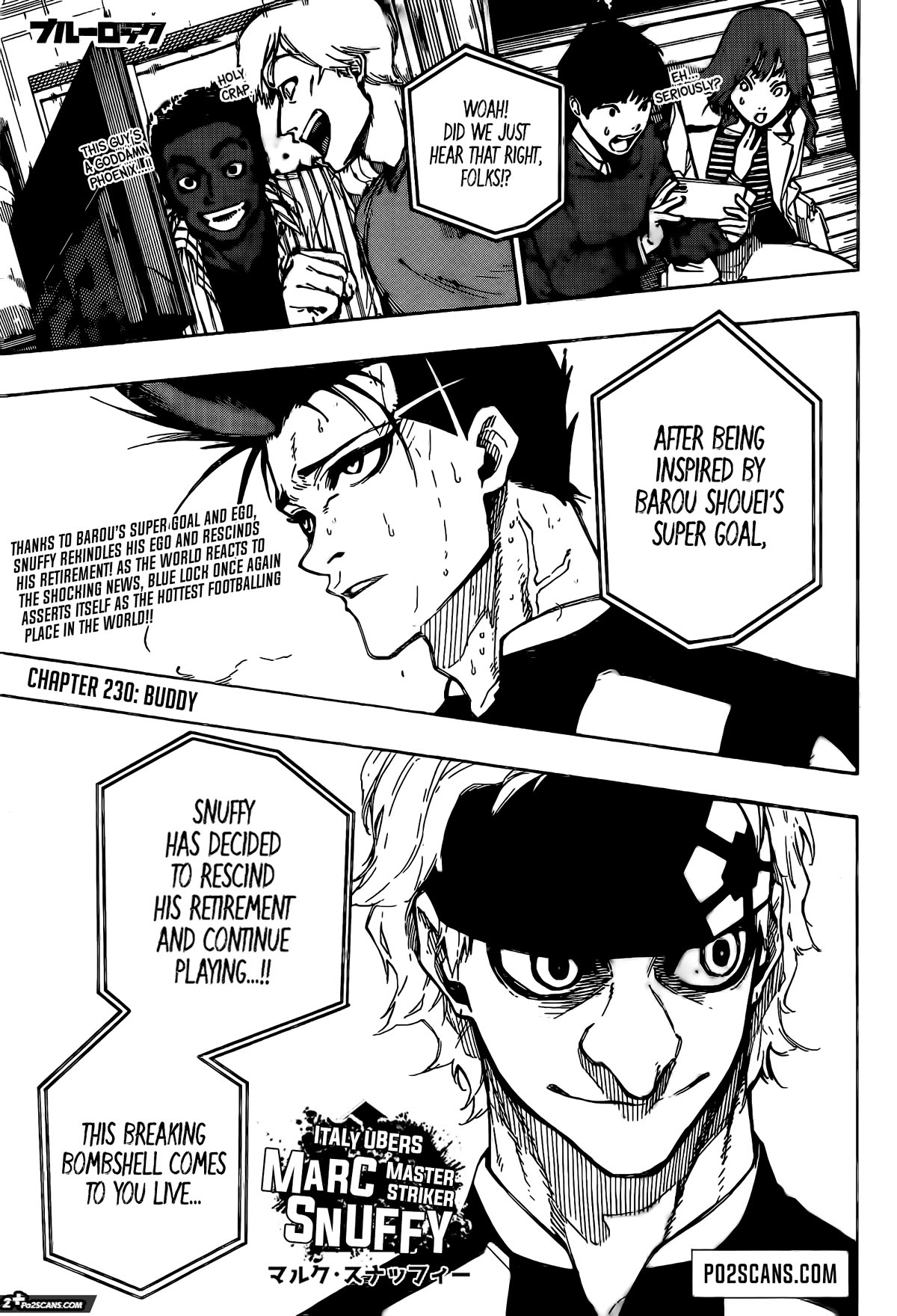 Blue Lock Chapter 230 - Page 1