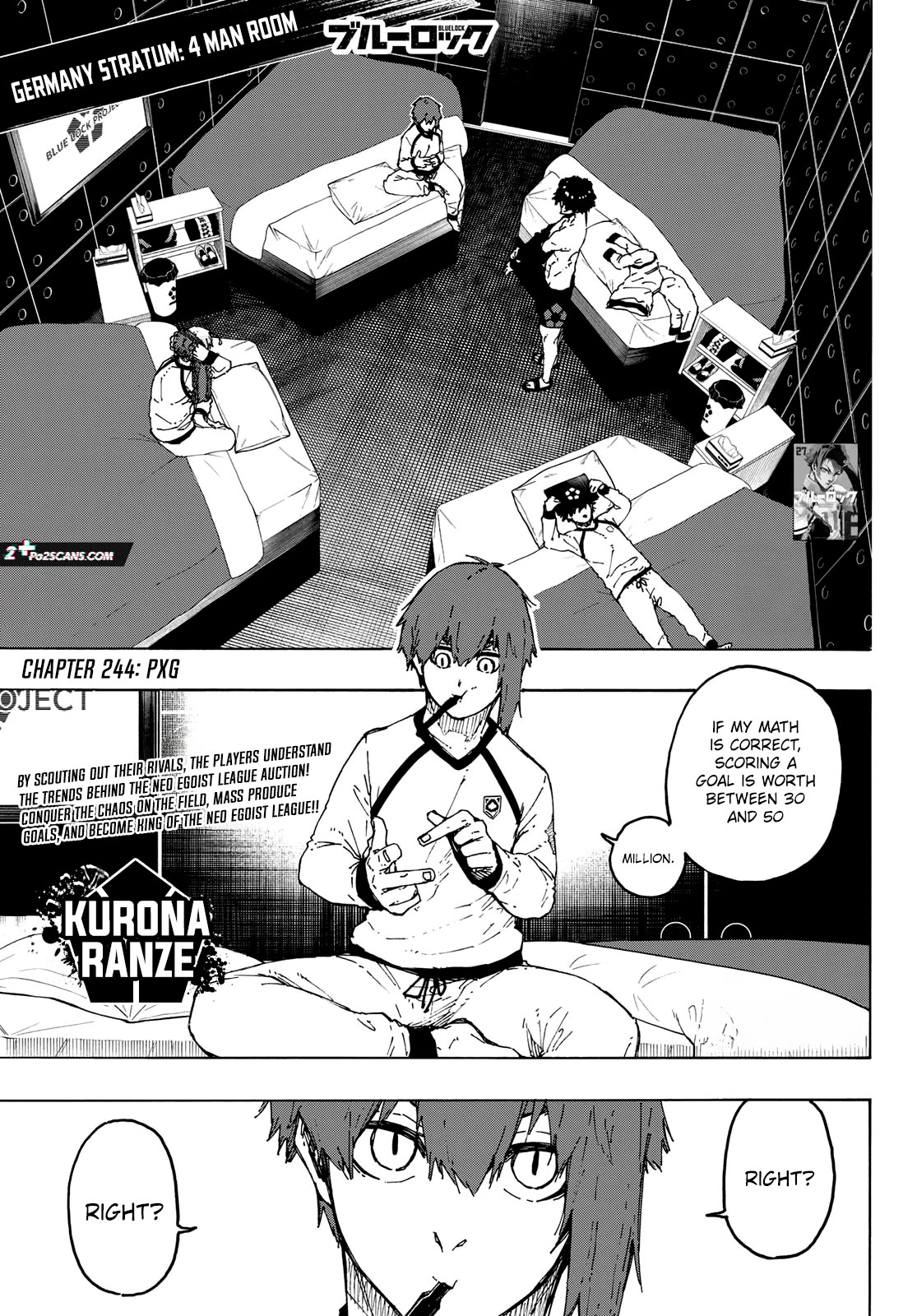 Blue Lock Chapter 244 - Page 1