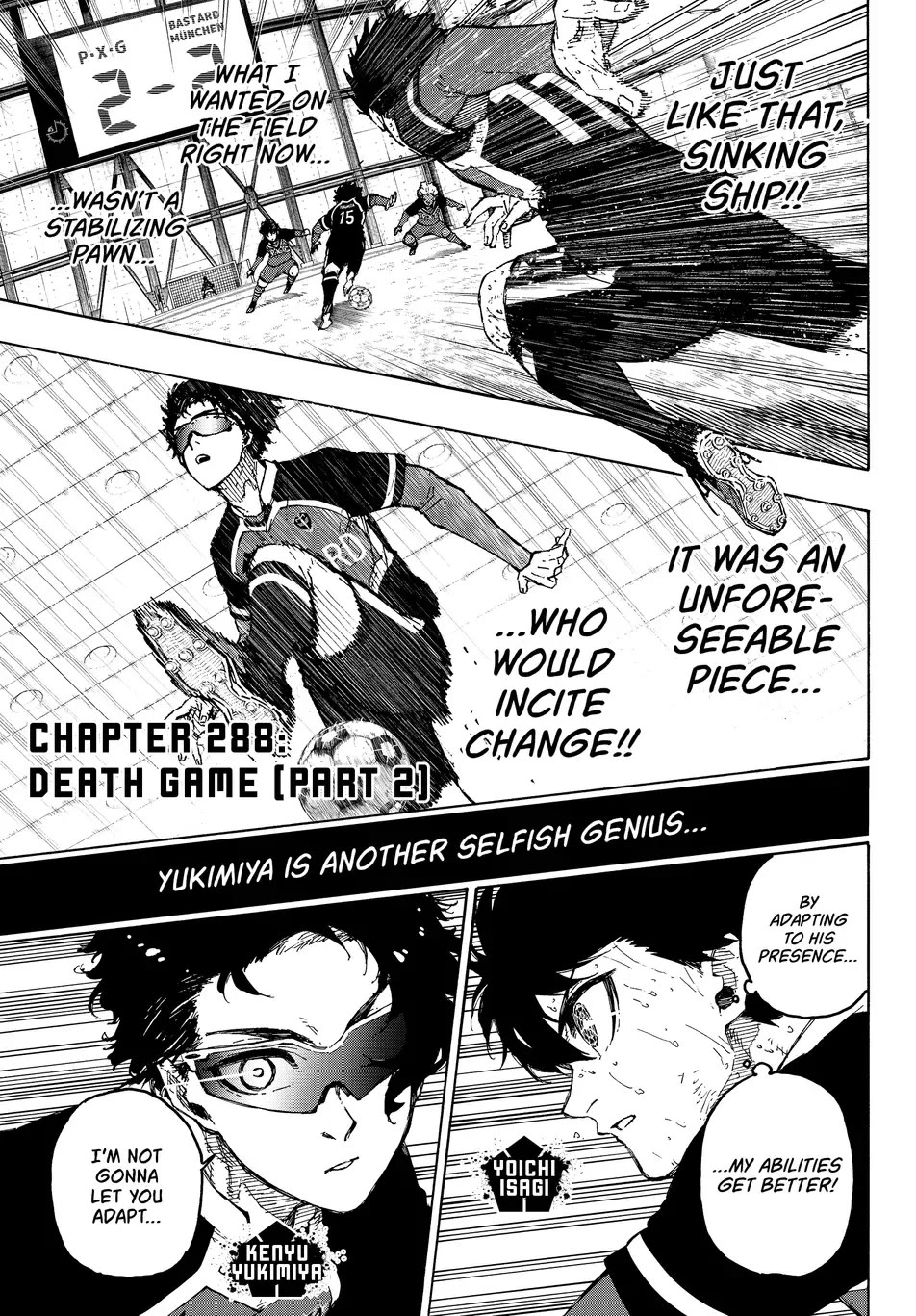 Blue Lock Chapter 288.2 - Page 1
