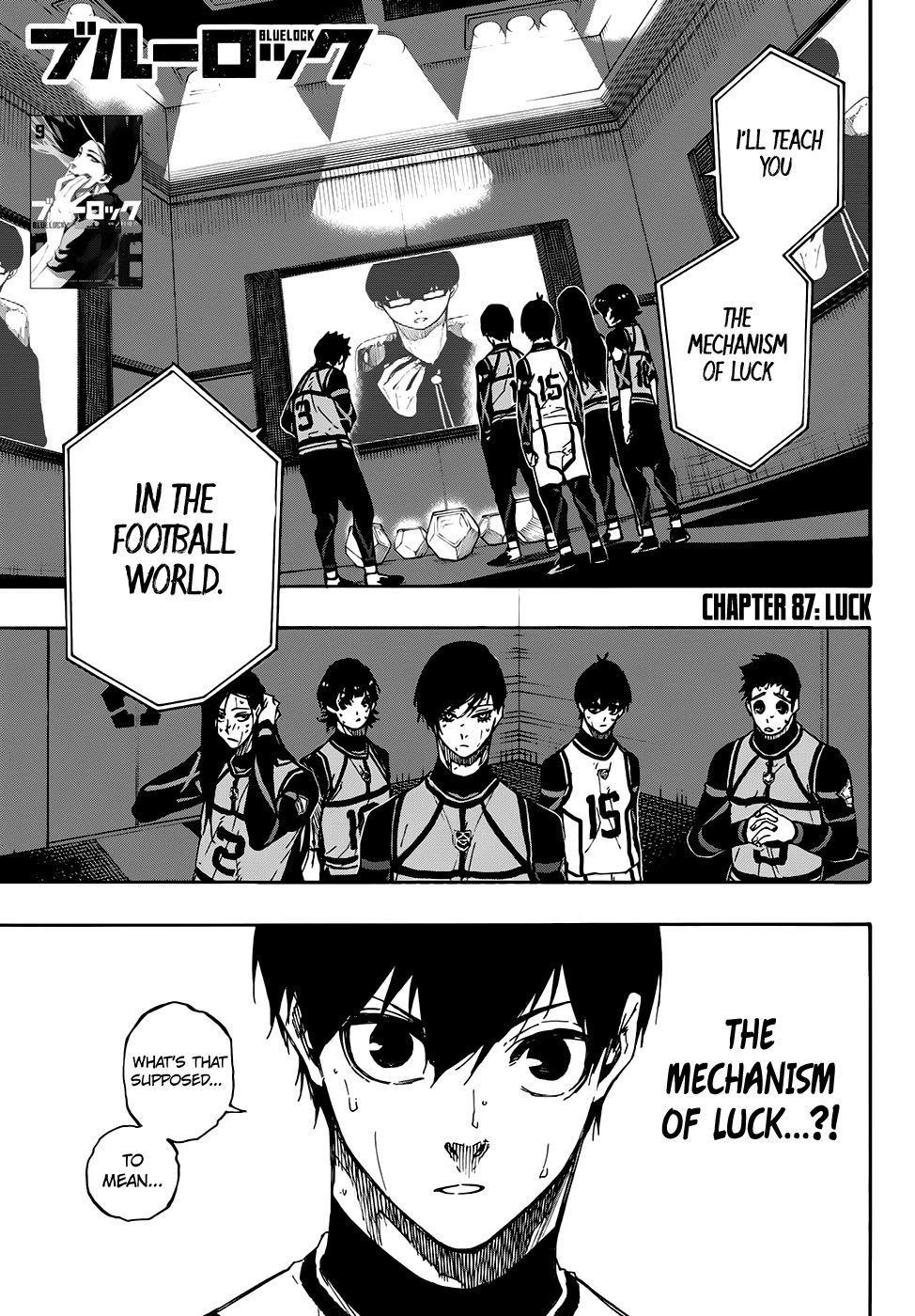 Blue Lock Chapter 87 - Page 1