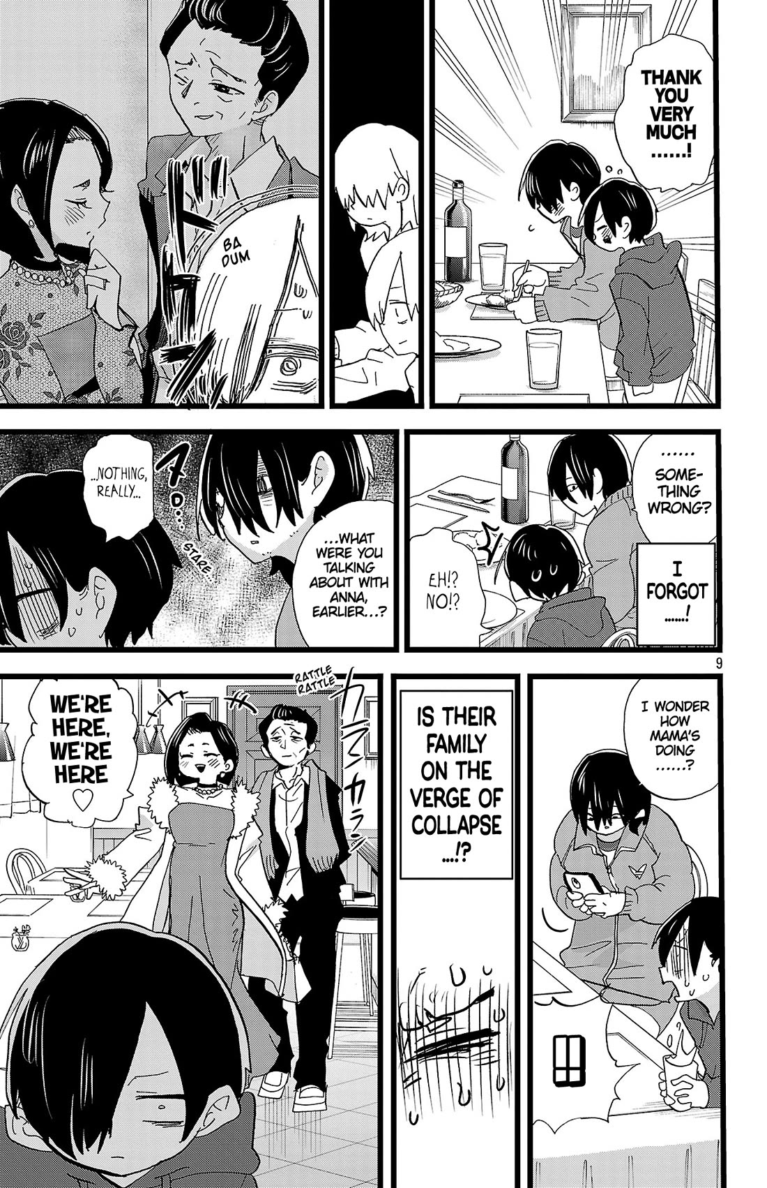 Boku No Kokoro No Yabai Yatsu Chapter 172 - Page 9