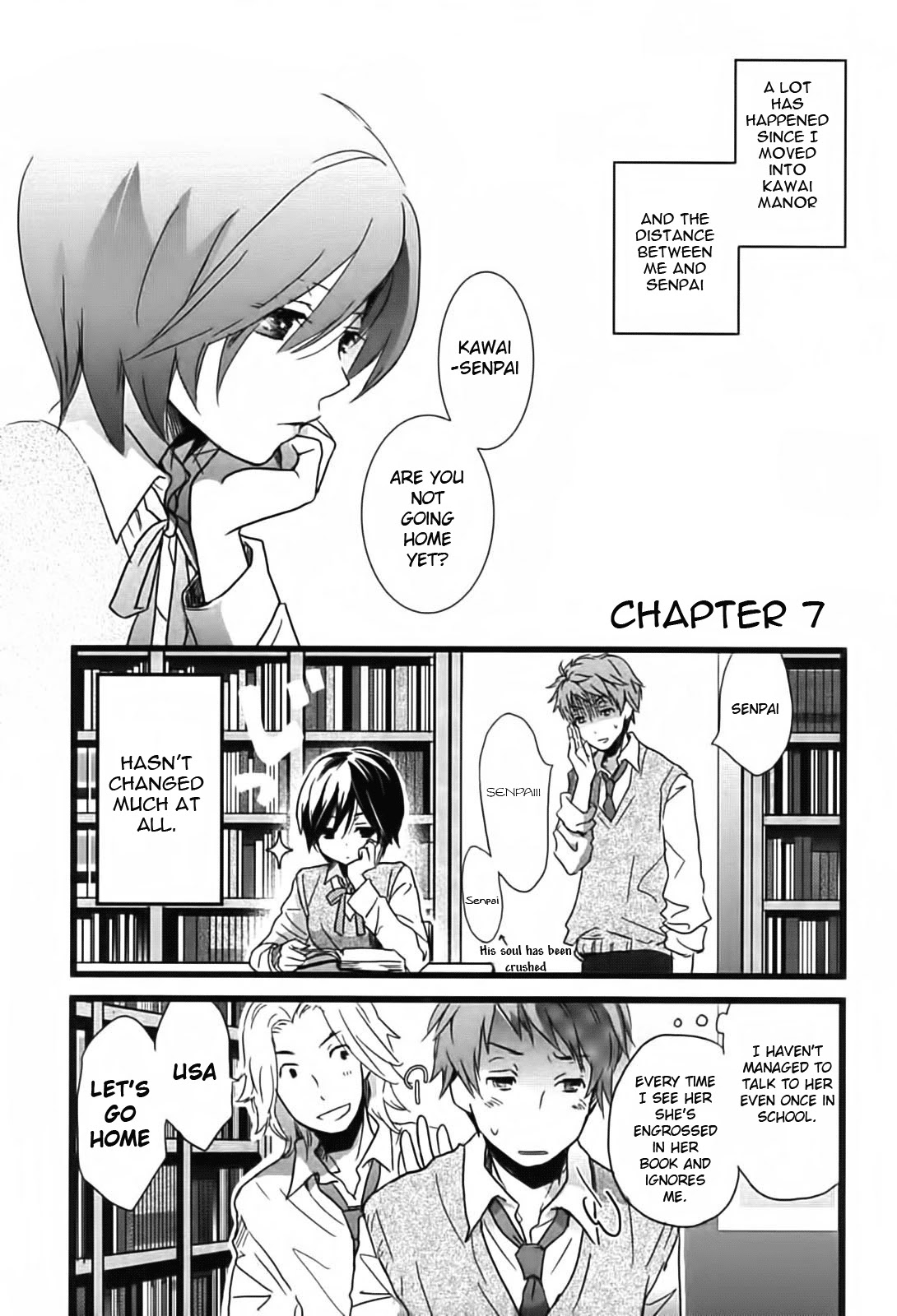 Bokura wa Minna Kawaisou Chapter 7 - Page 1