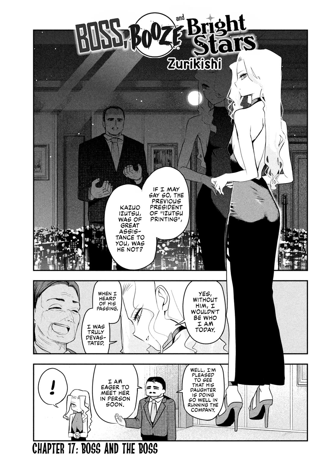 Boss, Booze, and Bright Stars Chapter 17 - Page 1