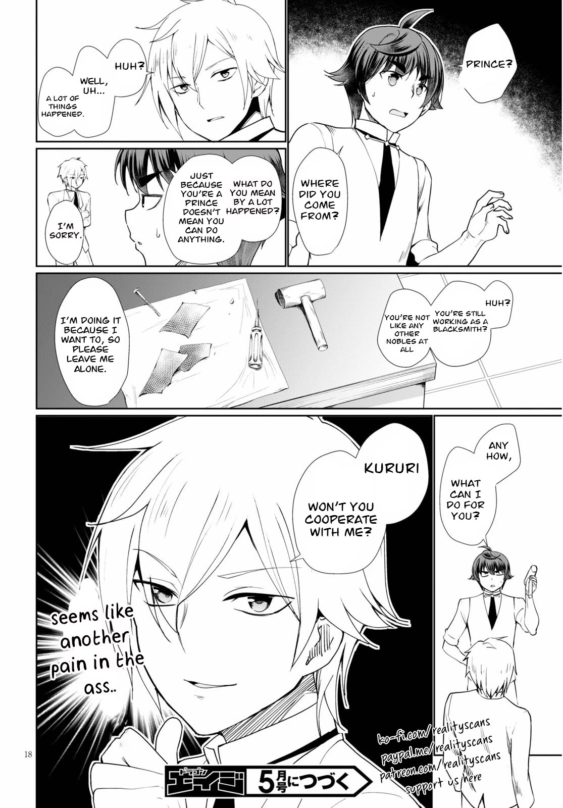 Botsuraku Yotei Nanode, Kajishokunin wo Mezasu Chapter 37 - Page 18