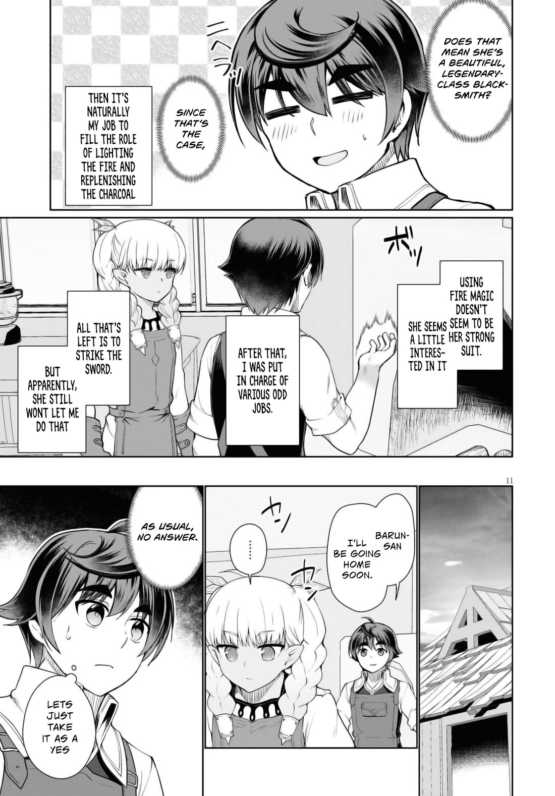 Botsuraku Yotei Nanode, Kajishokunin wo Mezasu Chapter 43 - Page 12