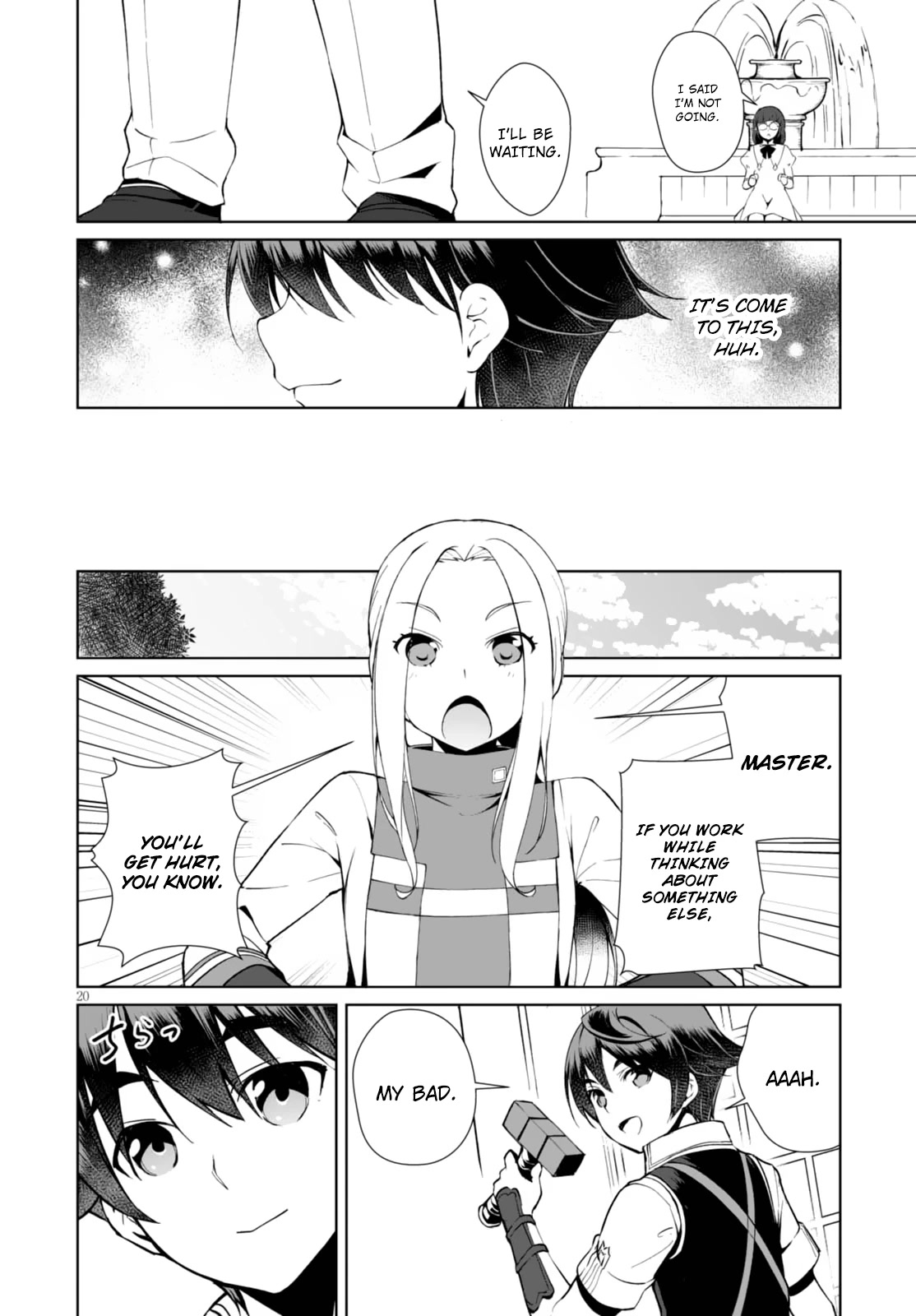 Botsuraku Yotei Nanode, Kajishokunin wo Mezasu Chapter 6 - Page 20
