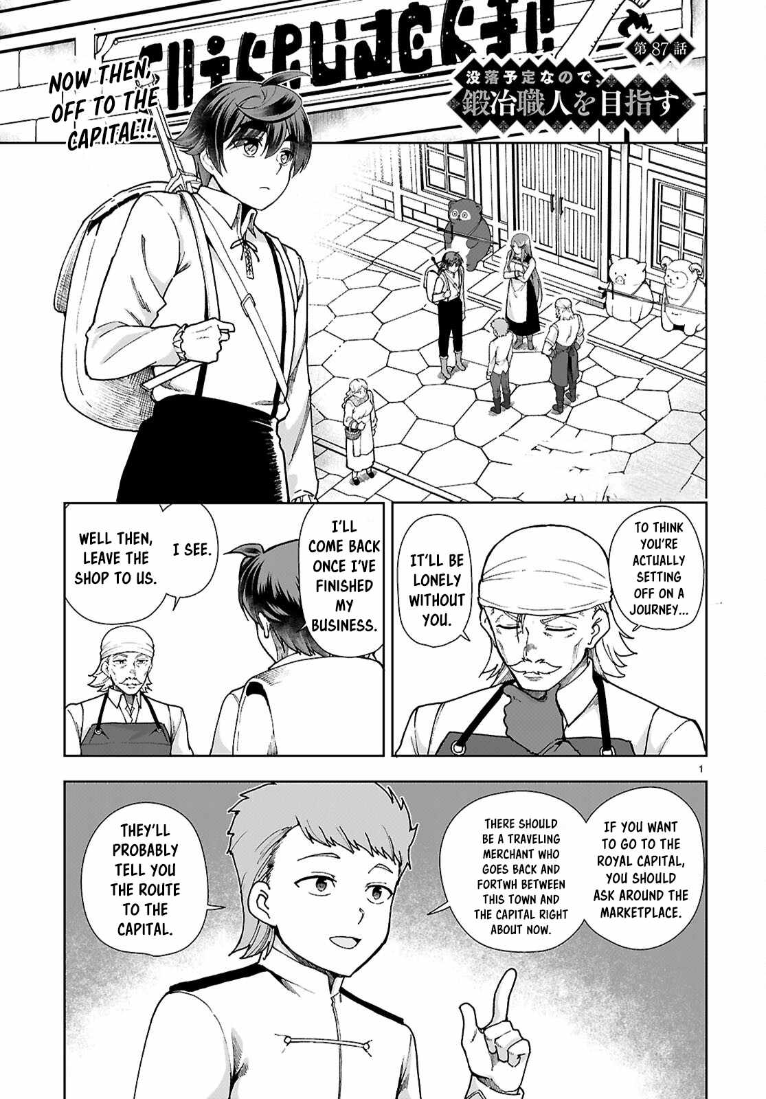 Botsuraku Yotei Nanode, Kajishokunin wo Mezasu Chapter 87 - Page 1