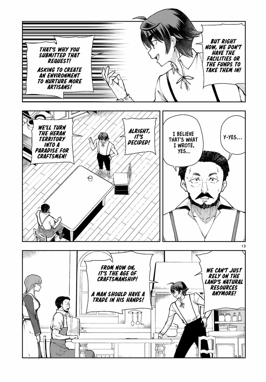 Botsuraku Yotei Nanode, Kajishokunin wo Mezasu Chapter 97 - Page 13