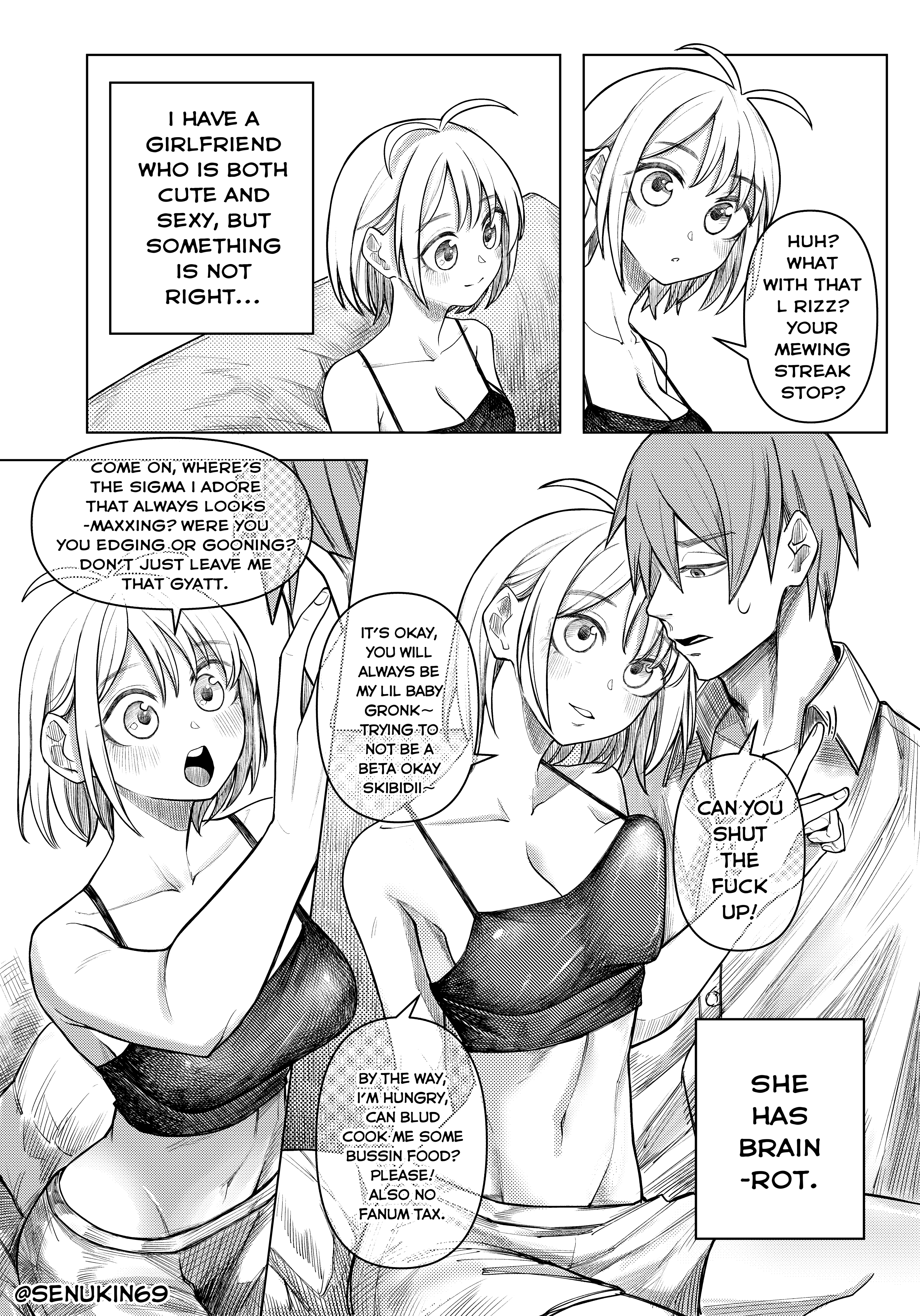 Brainrot Girlfriend Chapter 1 - Page 1