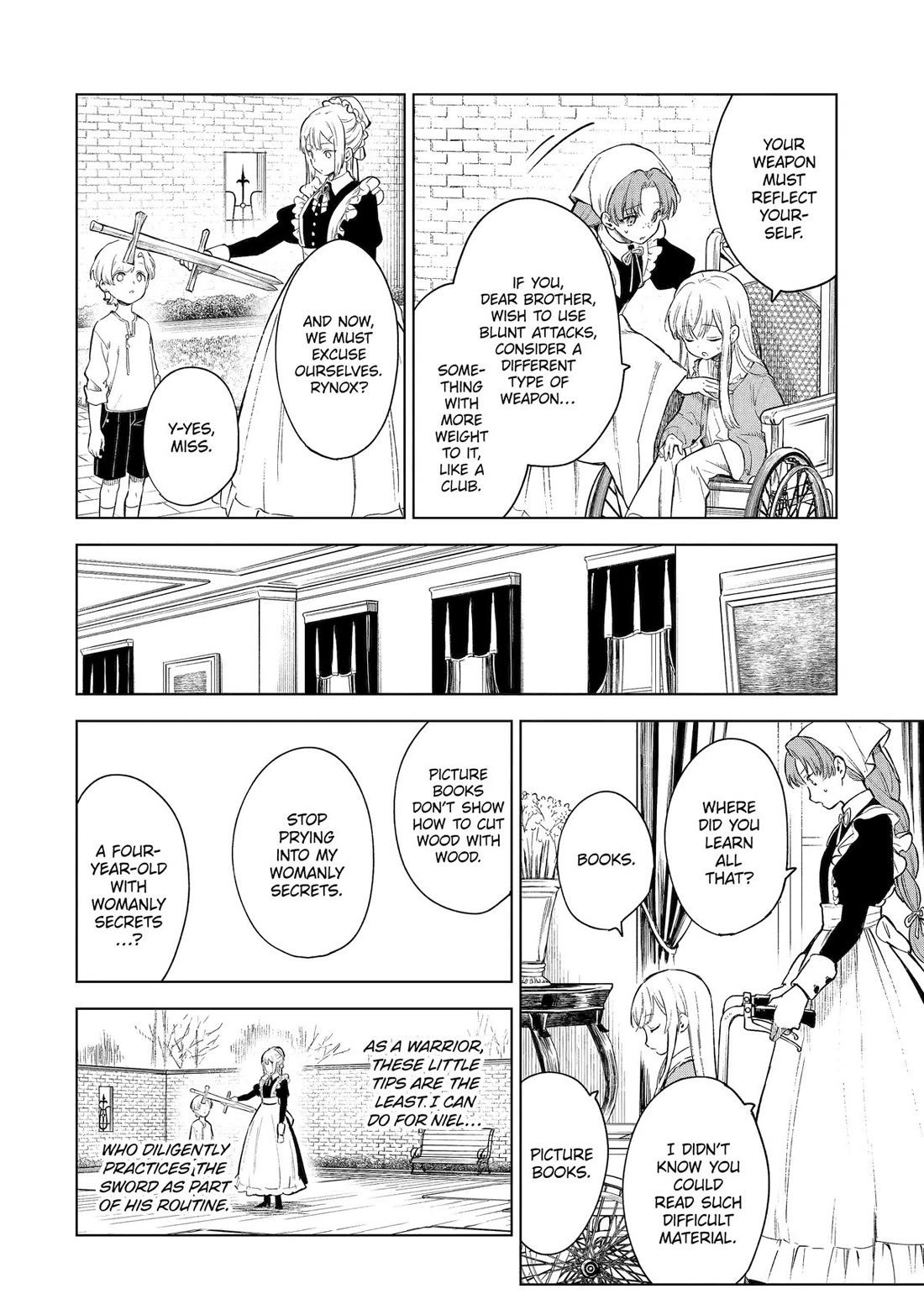 Brutal Daughter Nia Liston: A Splendid Matchless Record of a God-Slaying Warrior Reincarnated as a Sickly Daughter Chapter 1 - Page 25