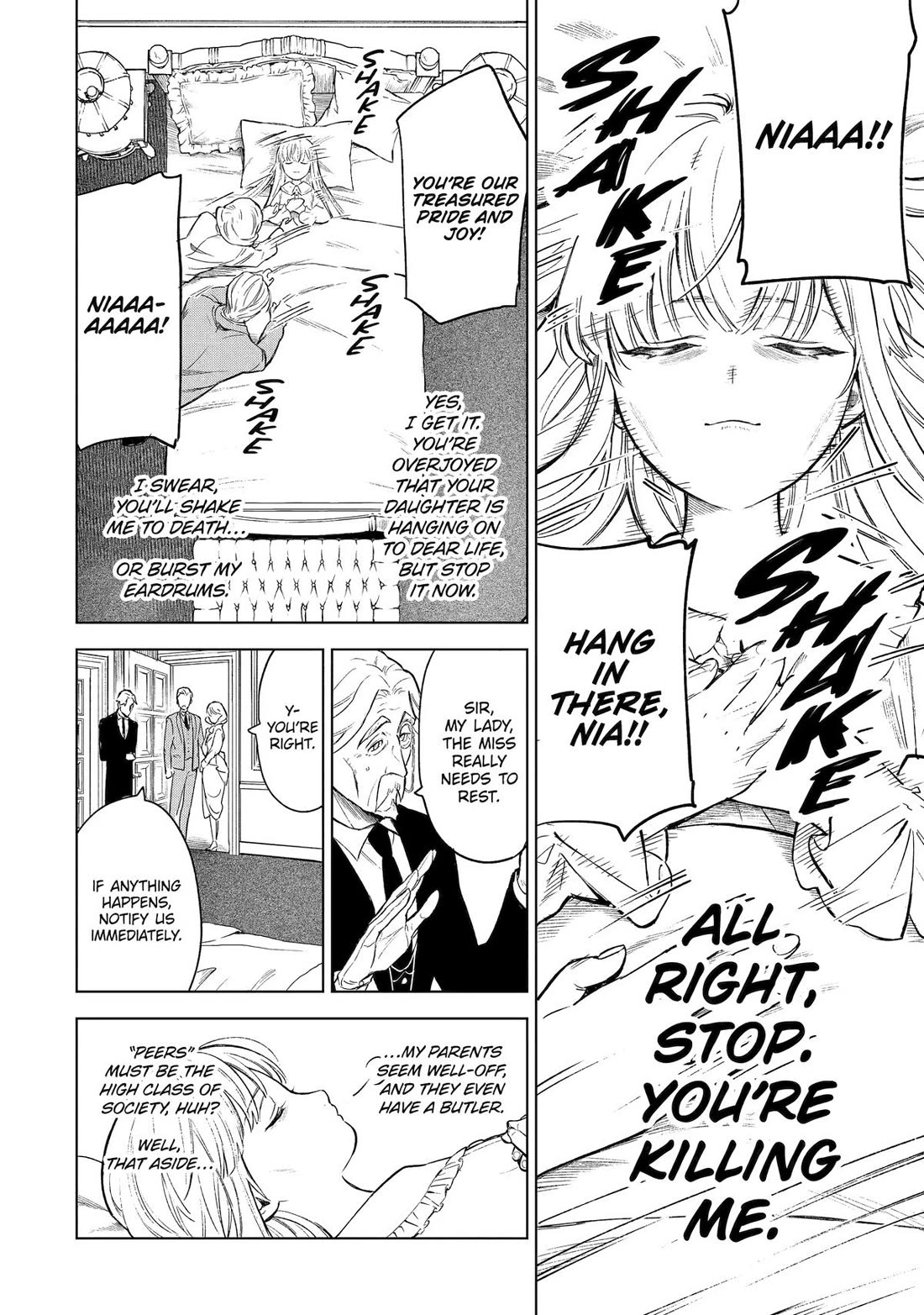 Brutal Daughter Nia Liston: A Splendid Matchless Record of a God-Slaying Warrior Reincarnated as a Sickly Daughter Chapter 1 - Page 7
