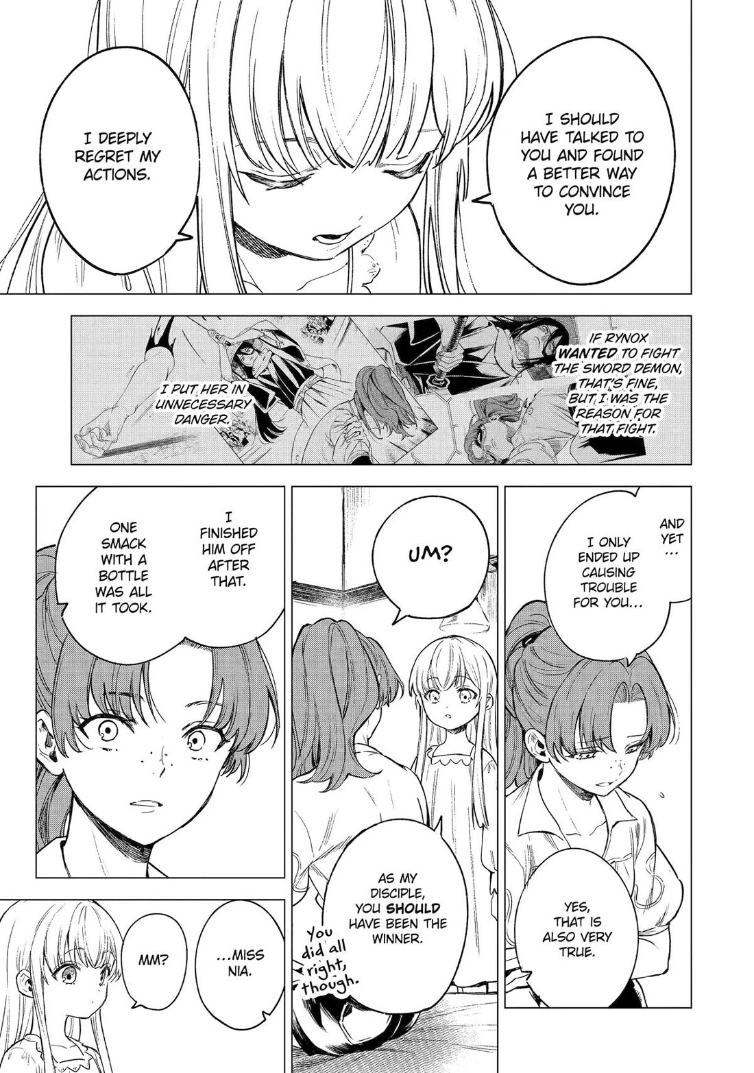 Brutal Daughter Nia Liston: A Splendid Matchless Record of a God-Slaying Warrior Reincarnated as a Sickly Daughter Chapter 10 - Page 12