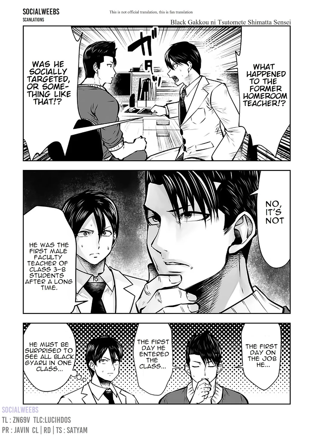 Burakku Gakkou ni Tsutomete Shimatta Sensei Chapter 18.1 - Page 9