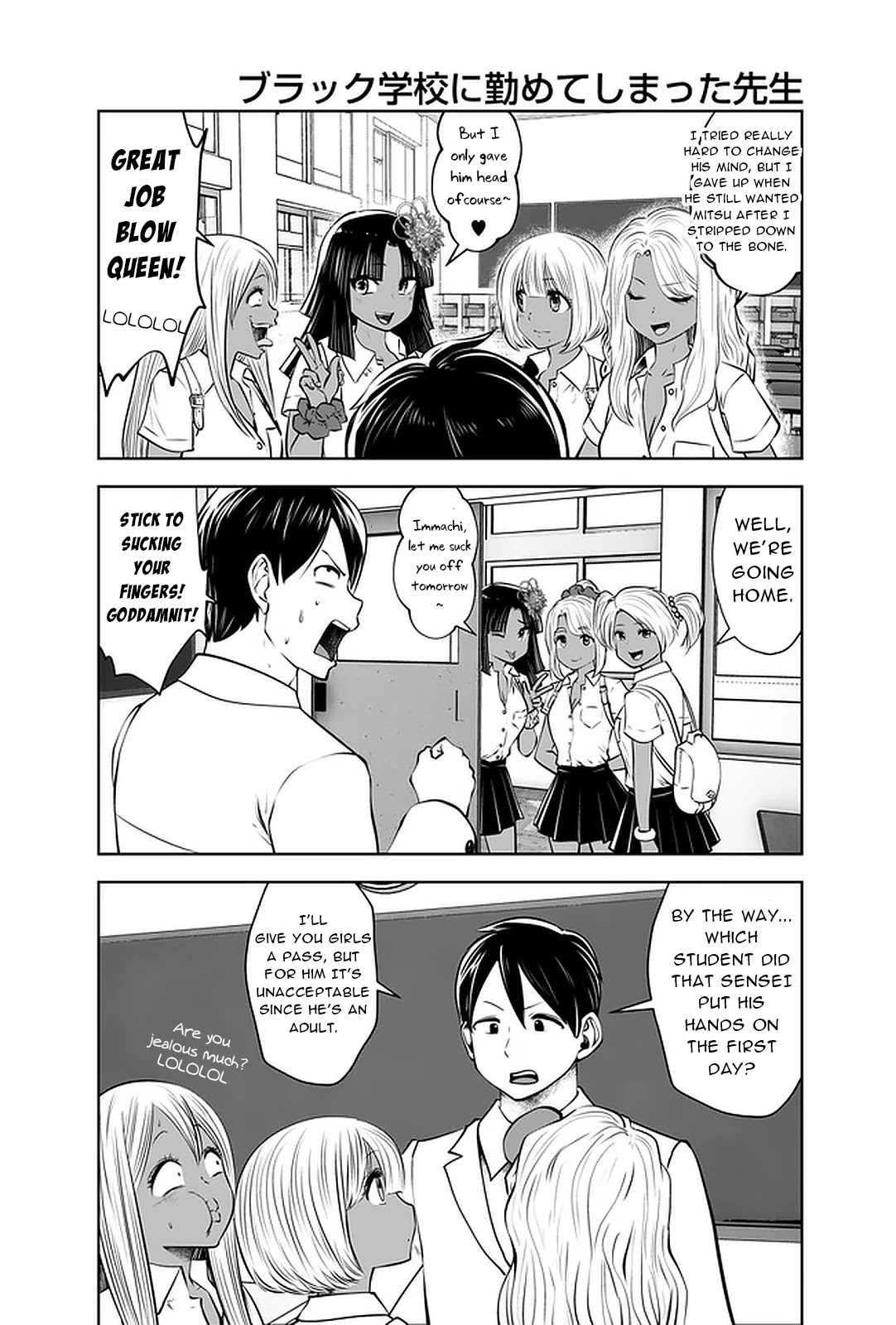 Burakku Gakkou ni Tsutomete Shimatta Sensei Chapter 24 - Page 14