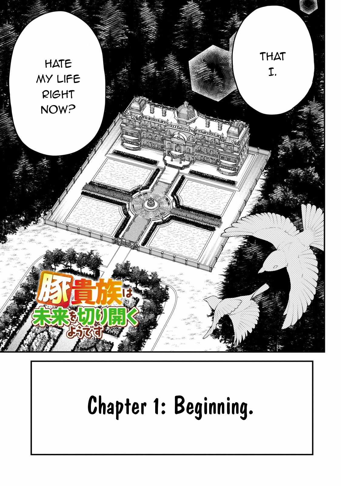 Buta Kizoku wa Mirai wo Kiri Hiraku you desu Chapter 1 - Page 8