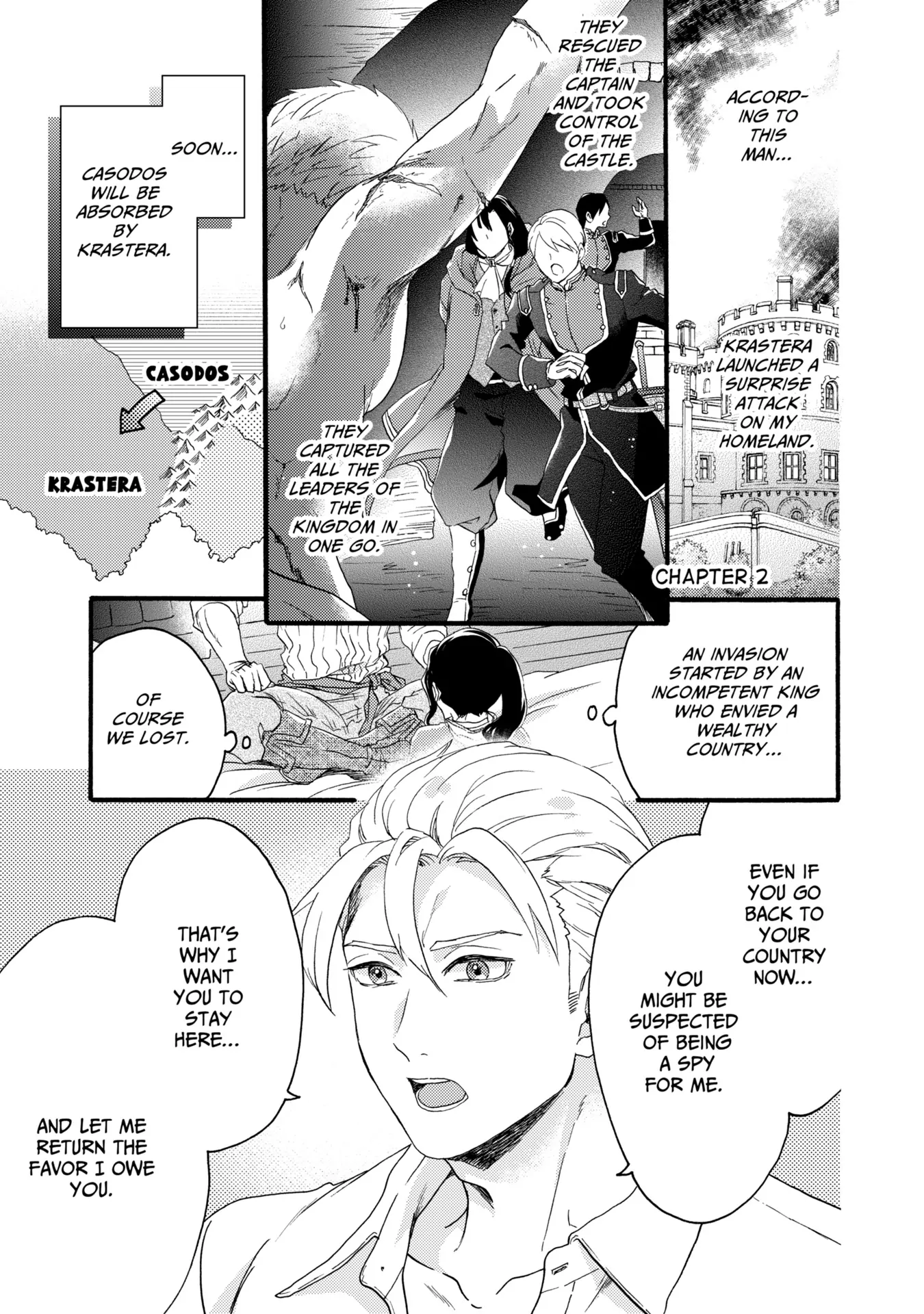 Captive Love: The Knight Captain I Took Care of Seems to Be Doting on Me Chapter 4 - Page 1