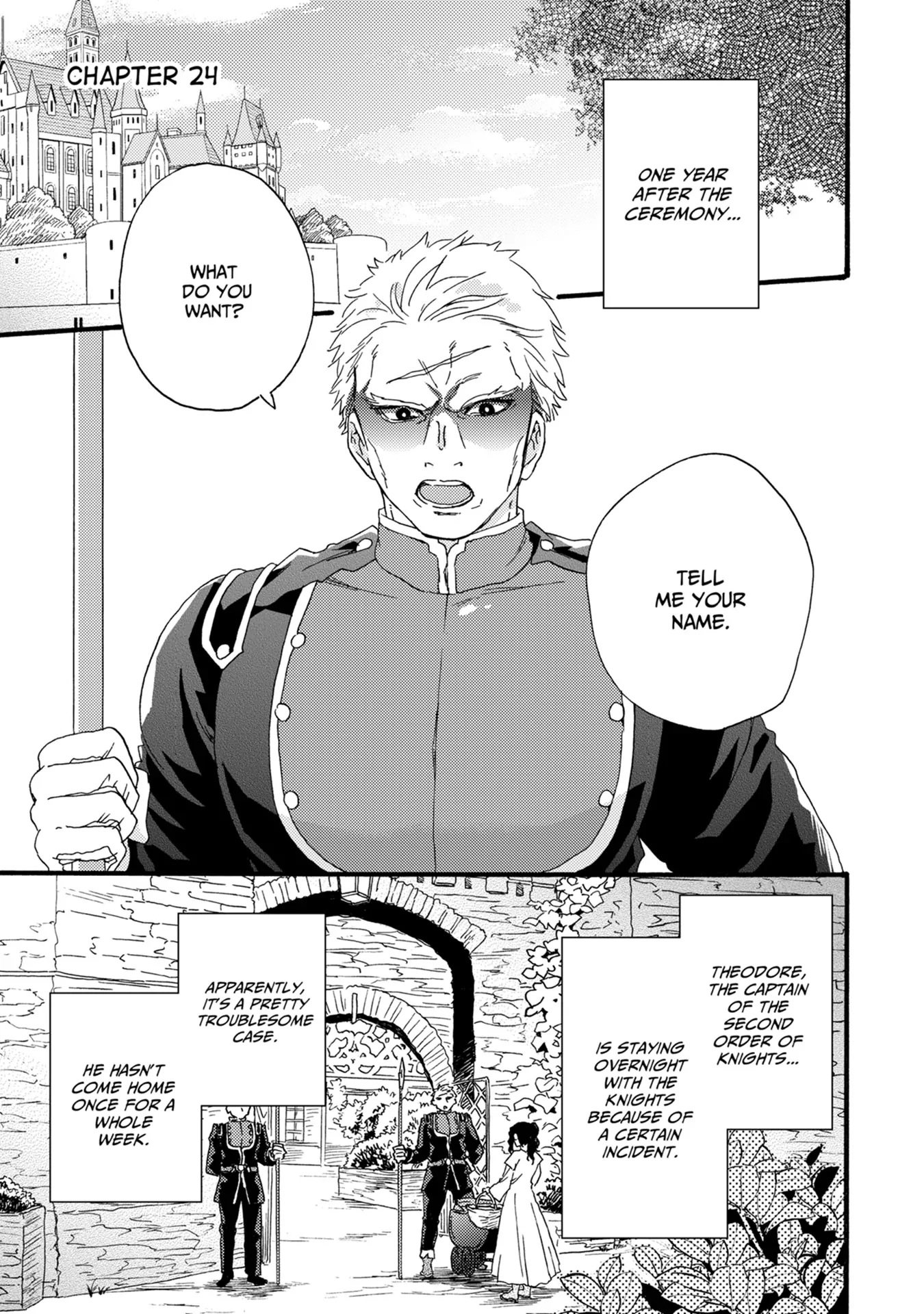 Captive Love: The Knight Captain I Took Care of Seems to Be Doting on Me Chapter 77 - Page 1