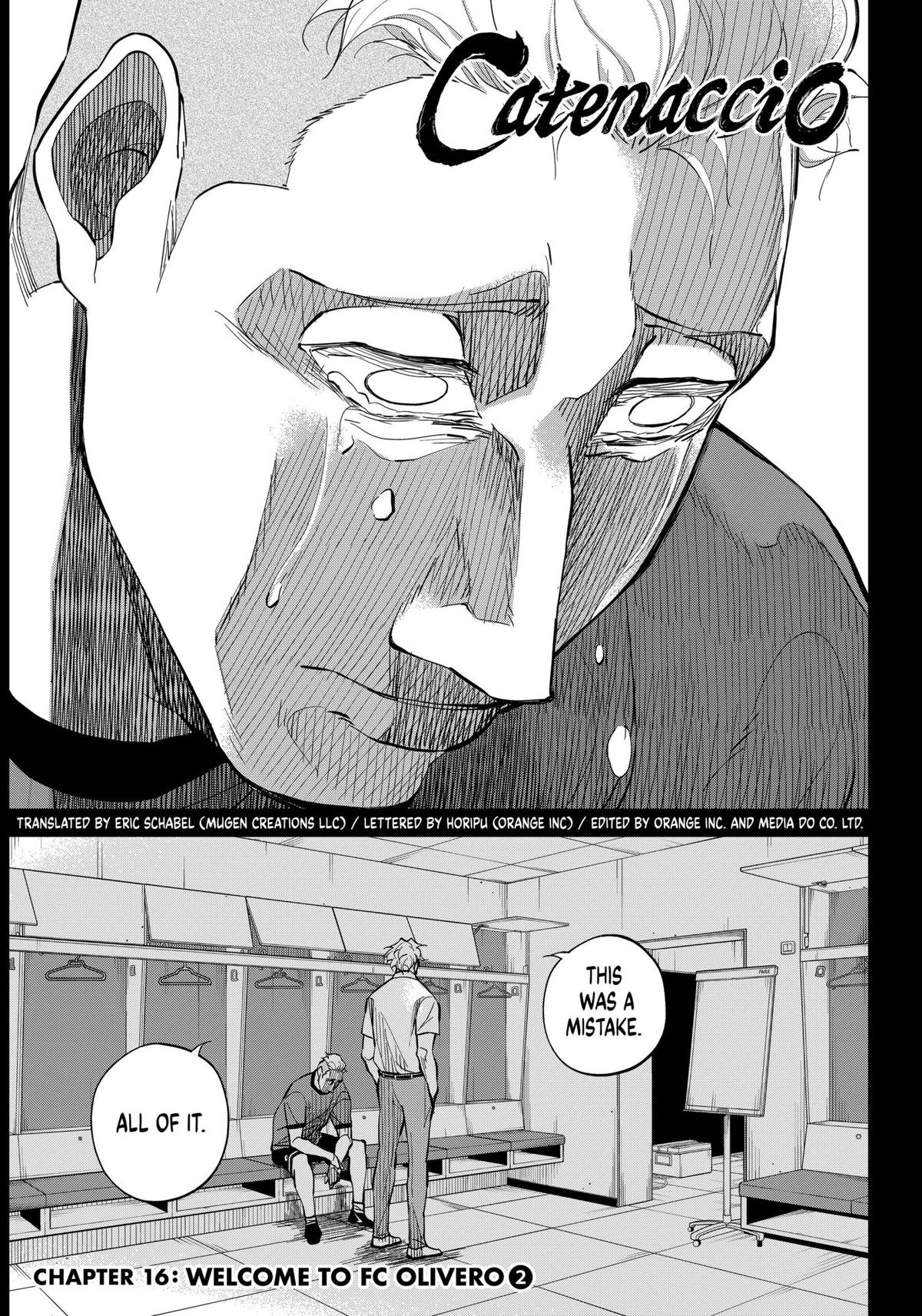 Catenaccio Chapter 16 - Page 1