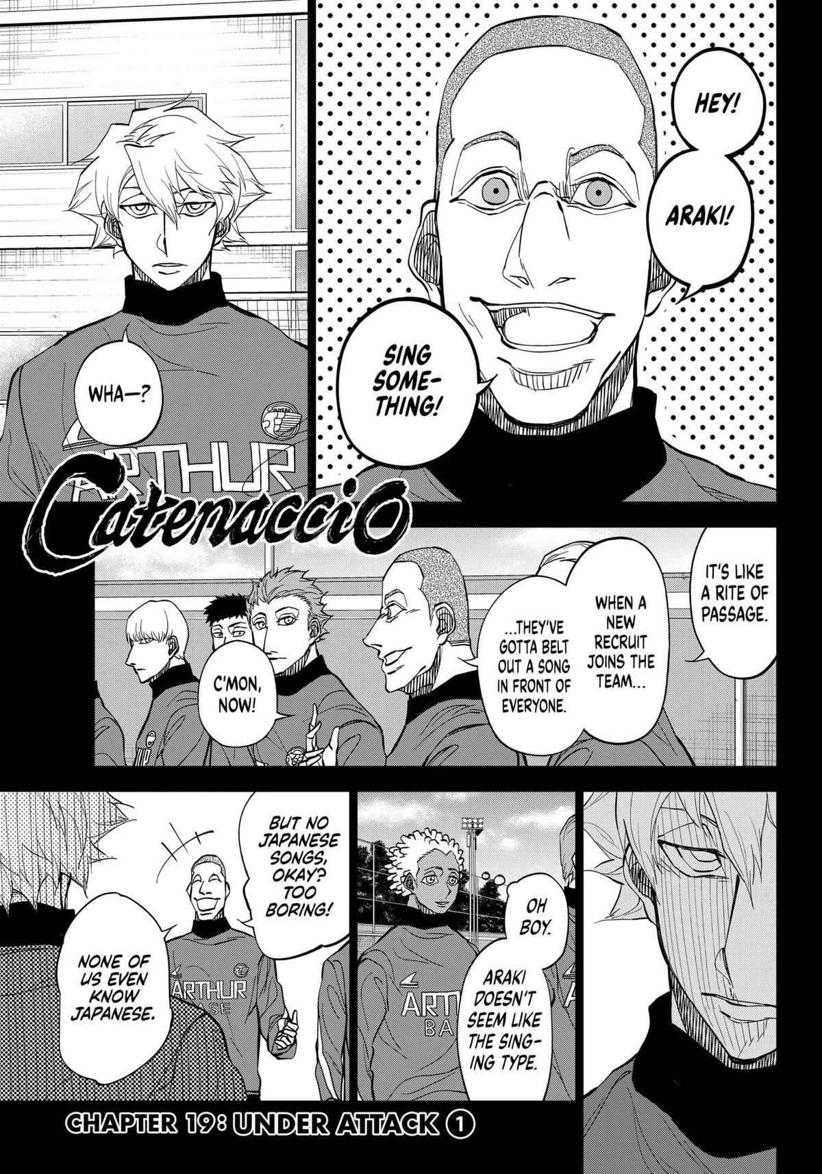 Catenaccio Chapter 19 - Page 1